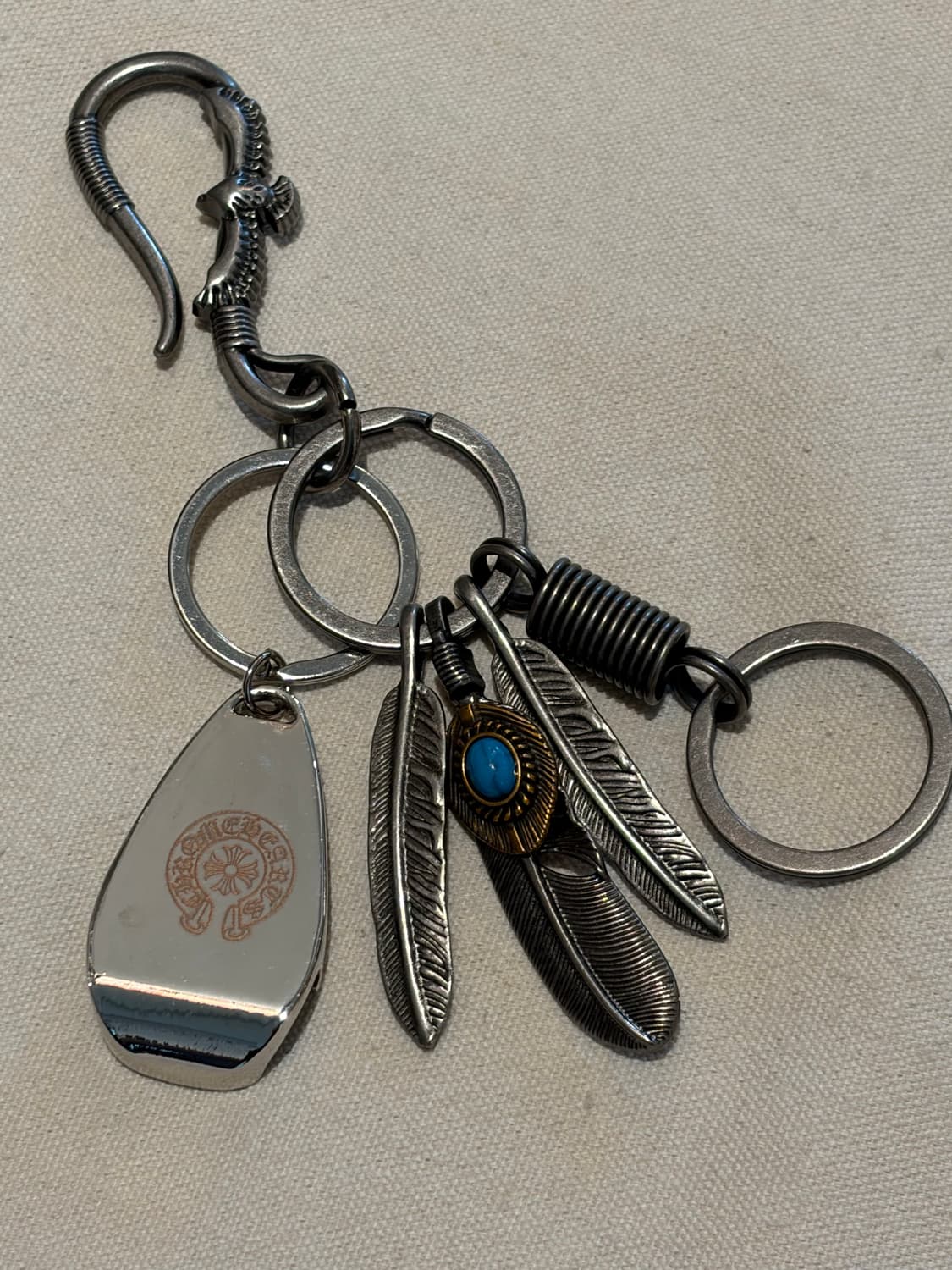 TOGOM Silver Feather Keyring 🪶 상품이미지3