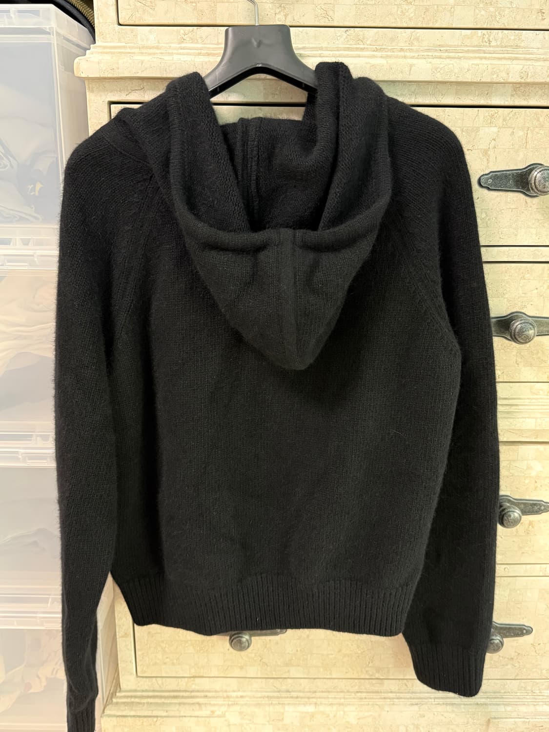 복복 POM POM KNIT ZIP-UP (BLACK 상품이미지2
