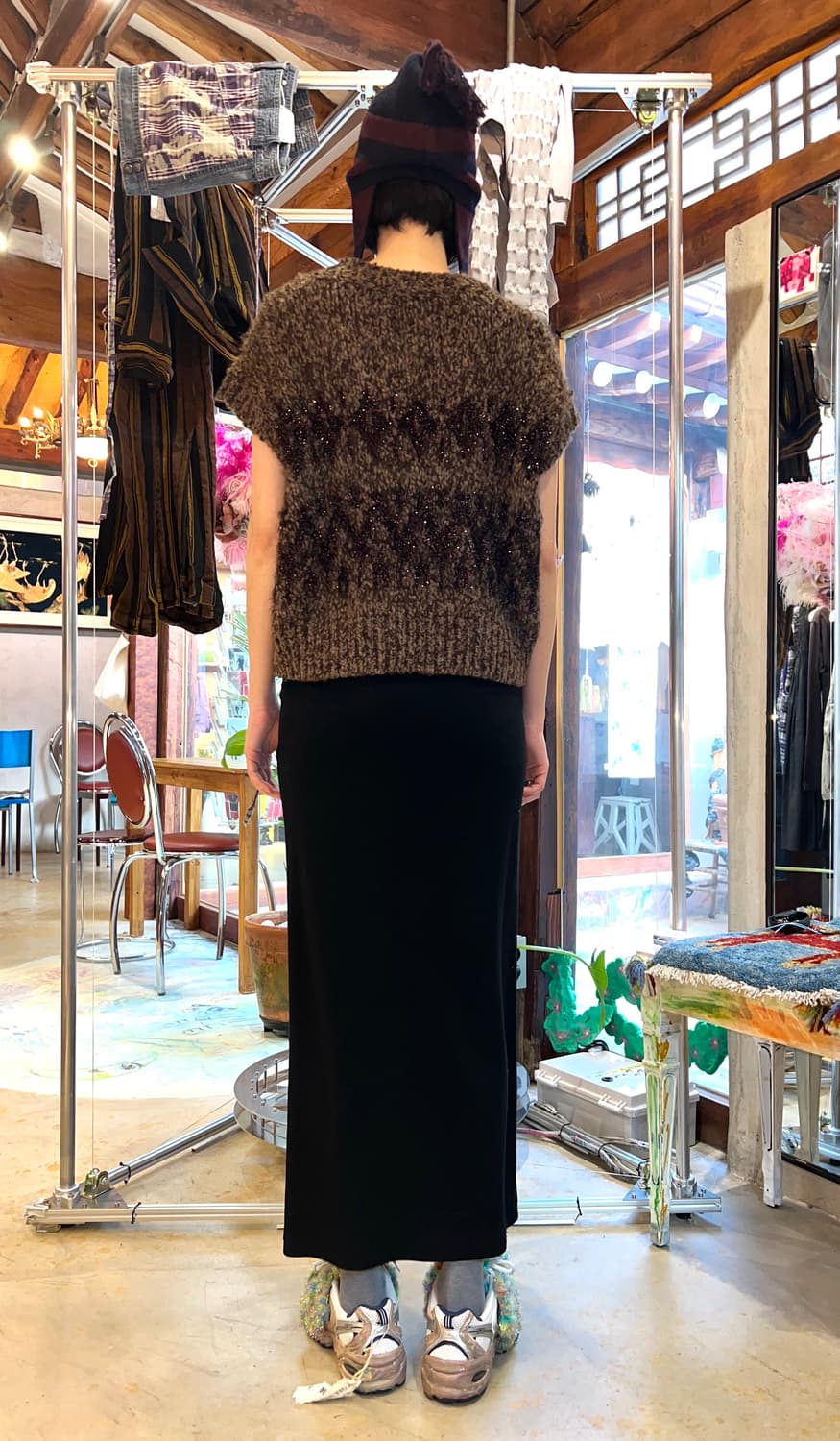 Roberto Collina metallic threading knit 상품이미지5