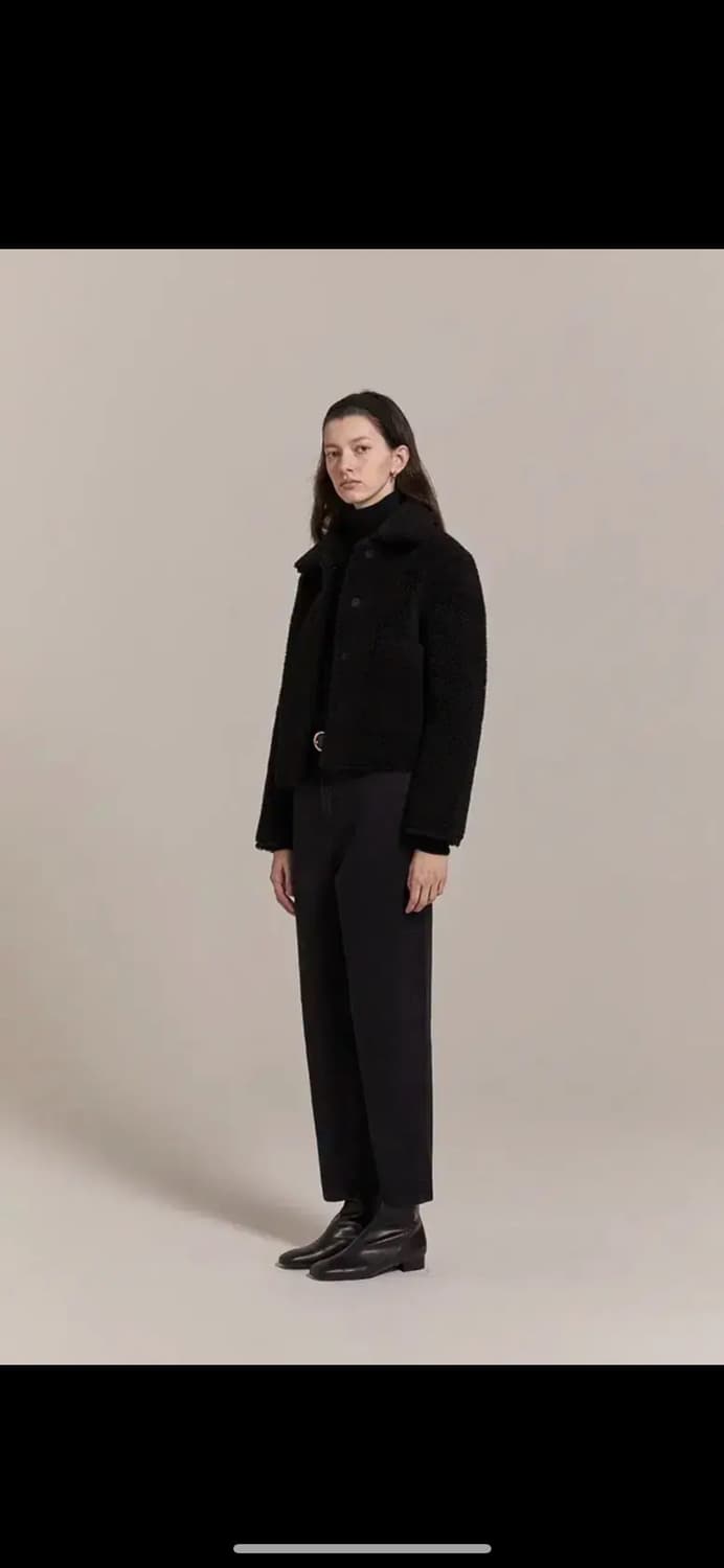 SHOP M - Andre fur jacket  Black 38 상품이미지2