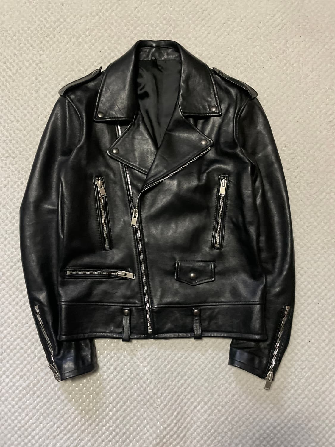 광희시장 웨스턴 무드 램스턴 양가죽 레더 자켓 상품이미지1