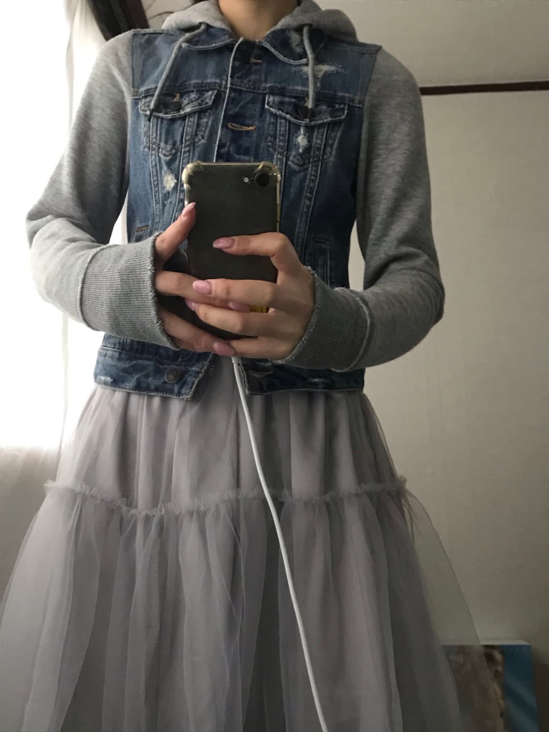 아베크롬비 후드 데님자켓 상품이미지2