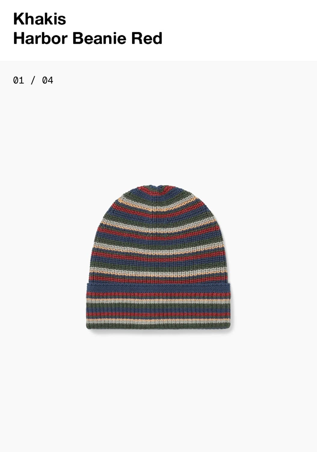 카키스 하버 비니 레드 상품이미지1
