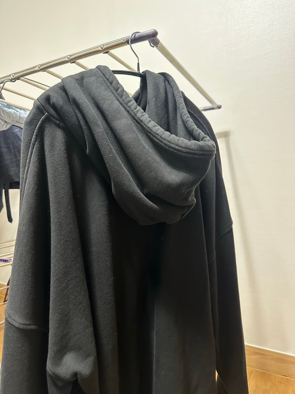 OIOI 오아이오아이 후드티 블랙 XL 상품이미지3