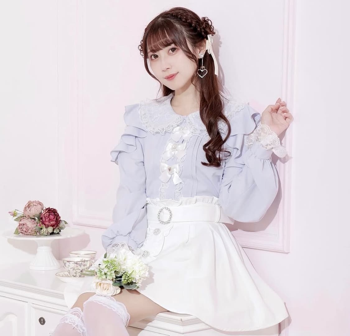 Noemie 노에미 양산형 지뢰계 양지뢰 블라우스  상품이미지5