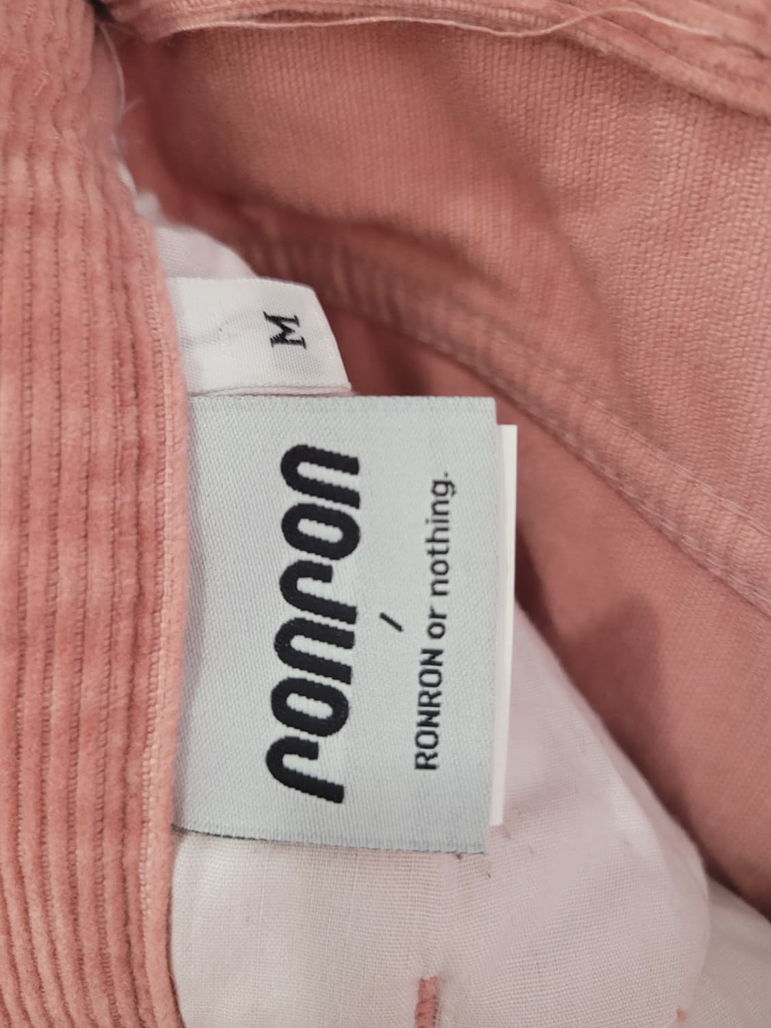 론론 ronron 코듀로이 미니 스커트 핑크 M사이즈 상품이미지7