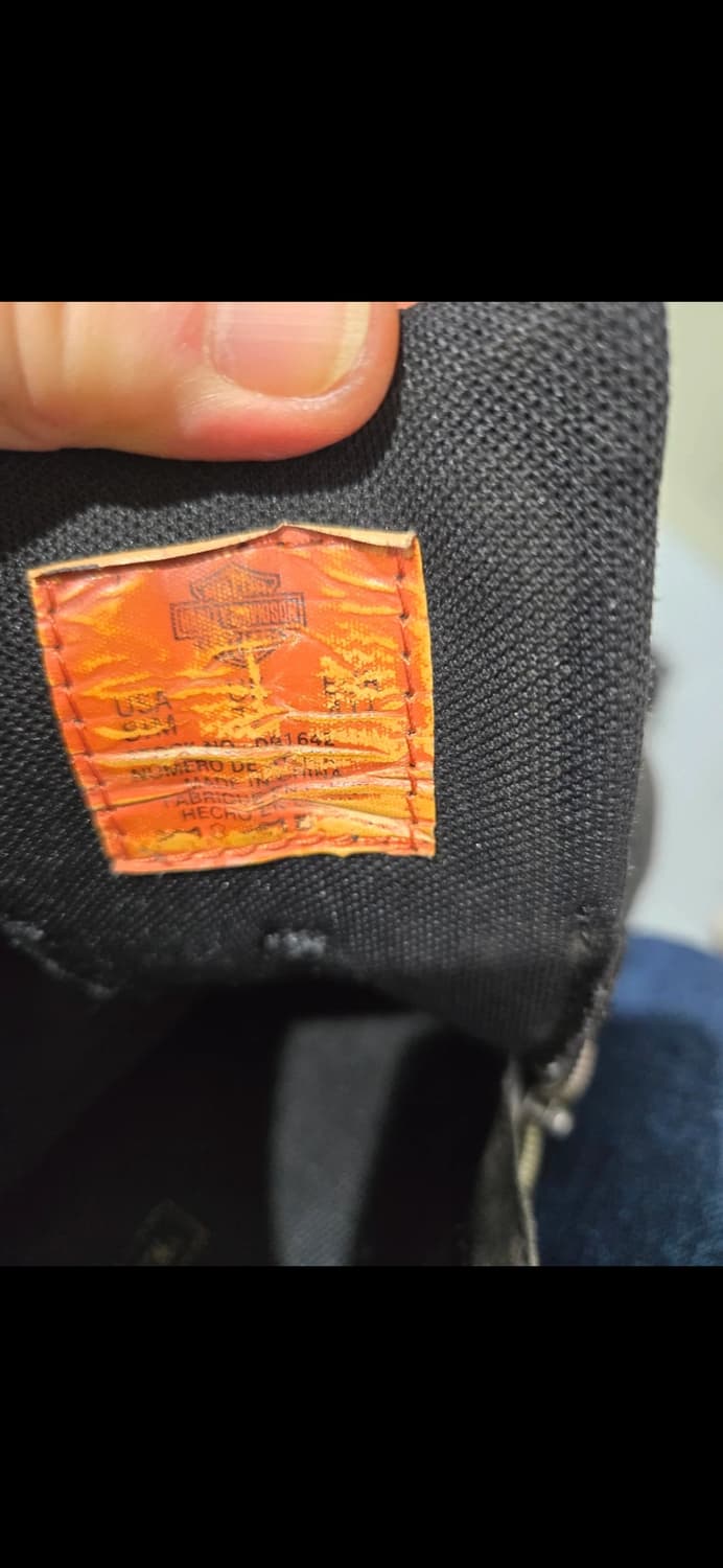 할리데이비슨 사이드 지퍼 하이탑 부츠 상품이미지6