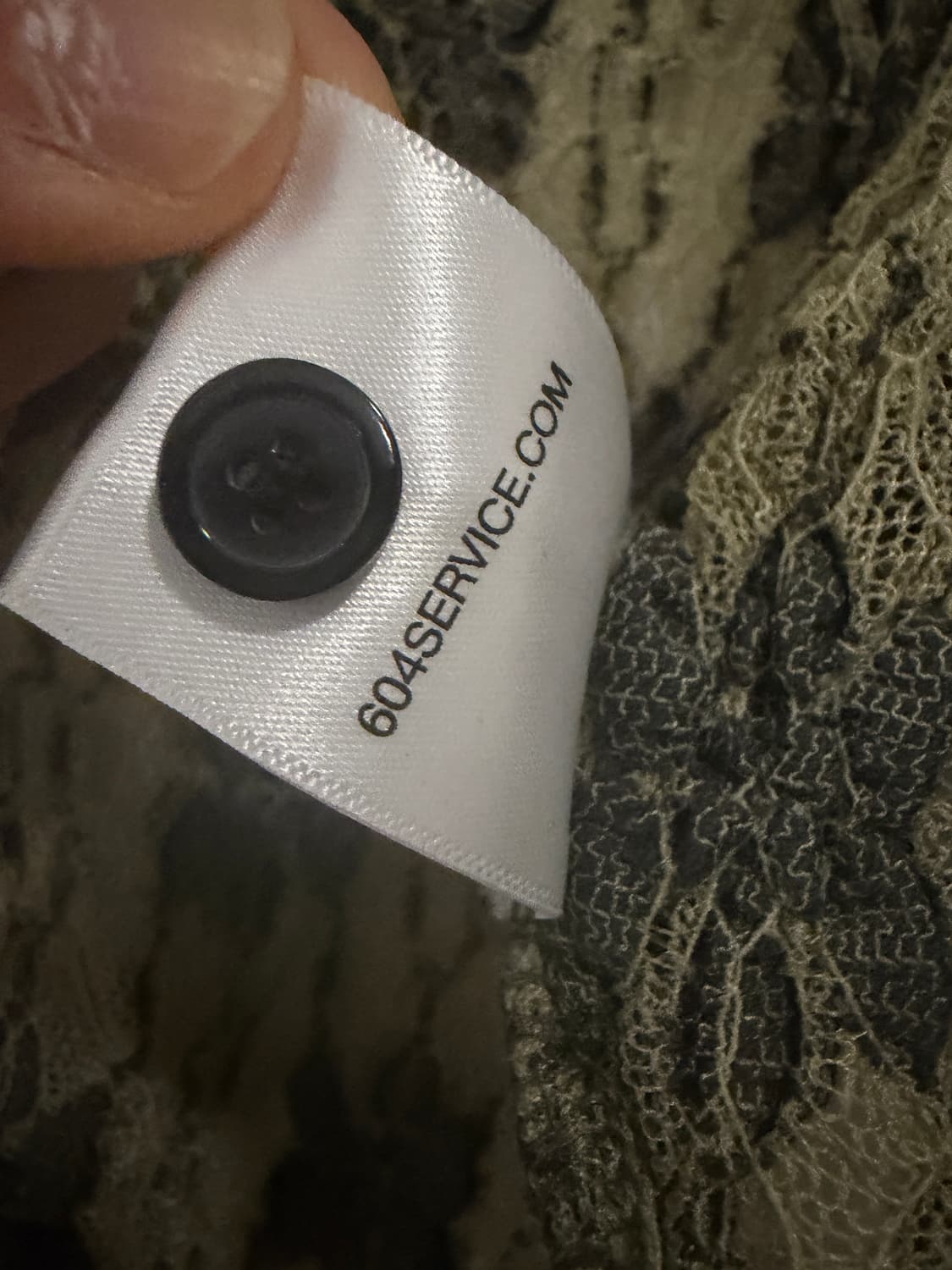 604service 레이스 크롭 셔츠 상품이미지4