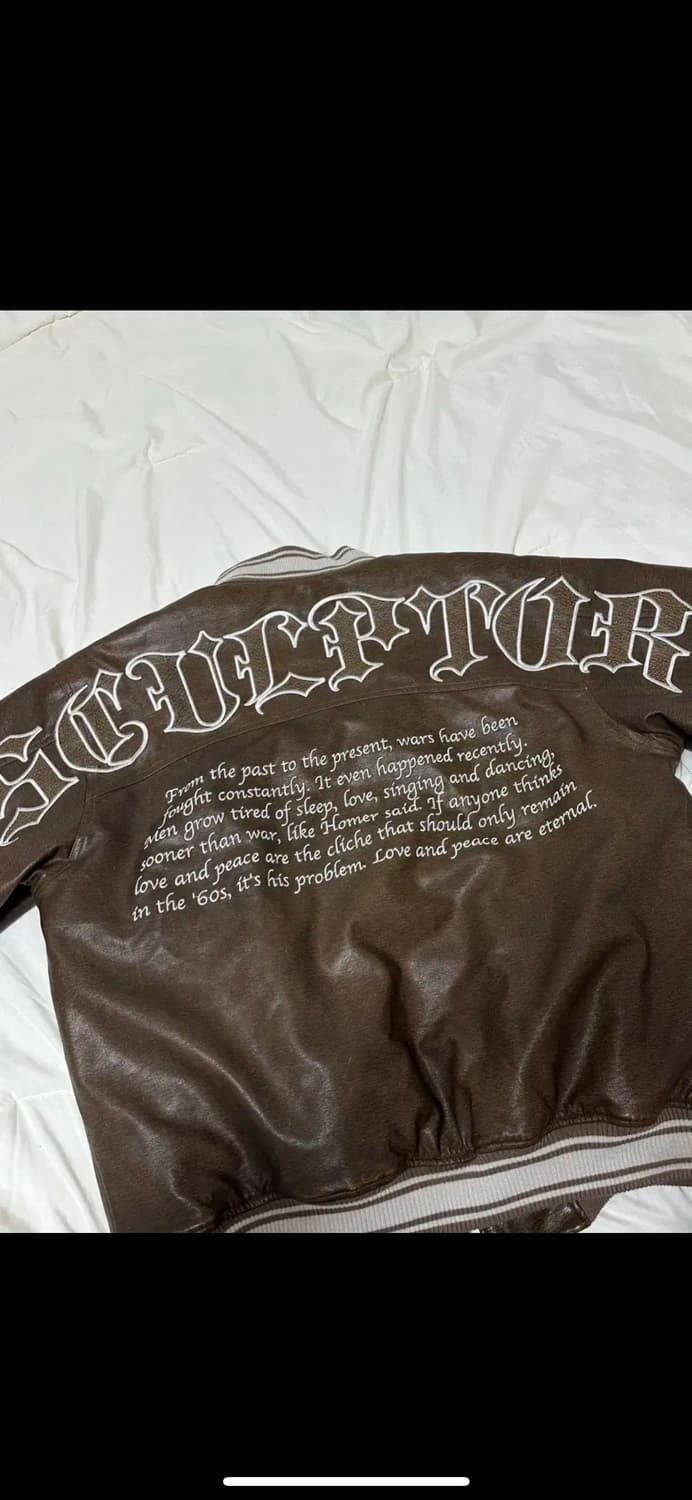 스컬프터 비건레더바시티자켓 상품이미지2