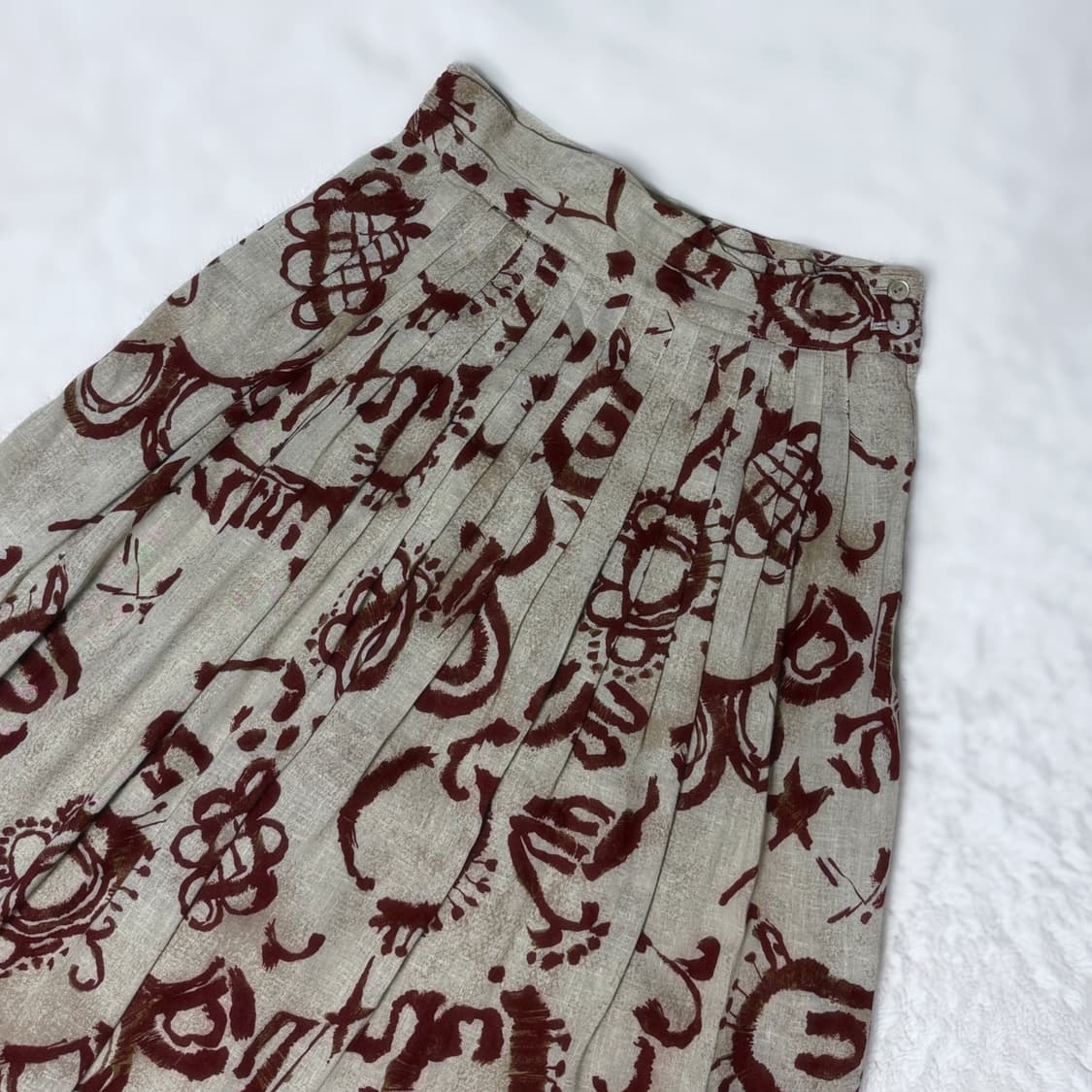 Tachibana 오리엔탈 빈티지 개더 스커트 상품이미지2