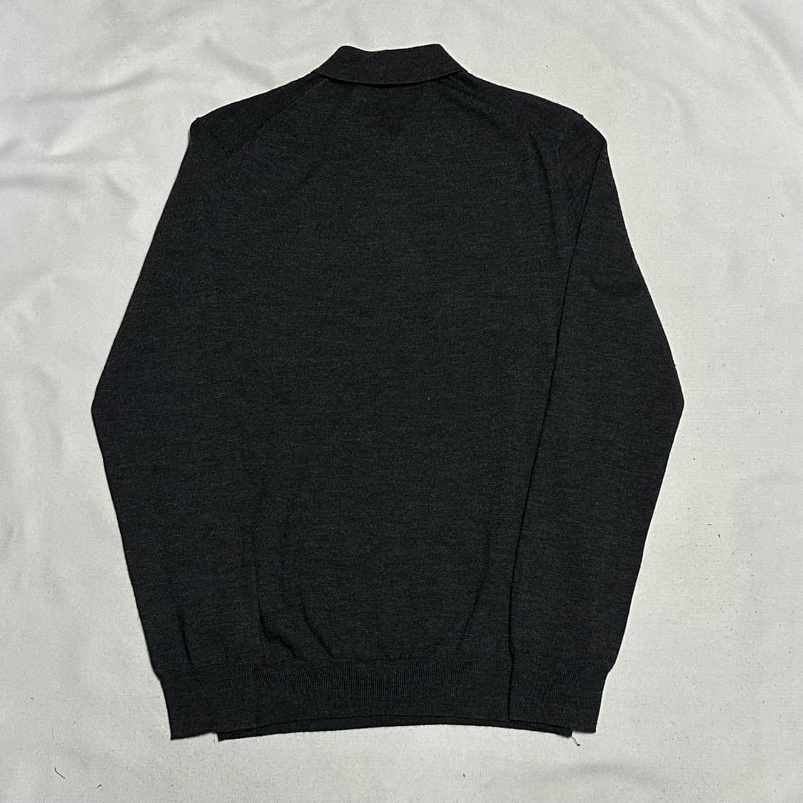 M 폴로랄프로렌 메리노 울 챠콜 카라 니트 상품이미지3