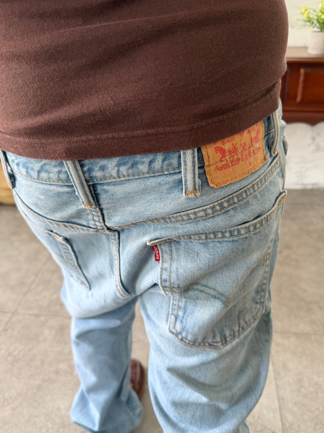 리바이스 517 부츠컷 페인팅 디테일 상품이미지7