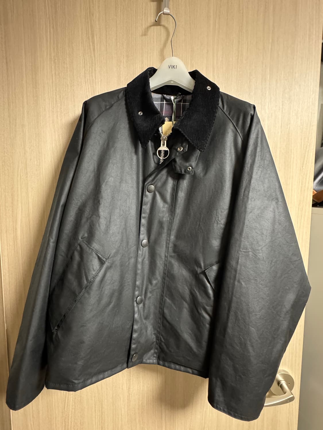 바버 23FW 블랙 OS Transport 왁스 자켓 038사이즈 상품이미지8