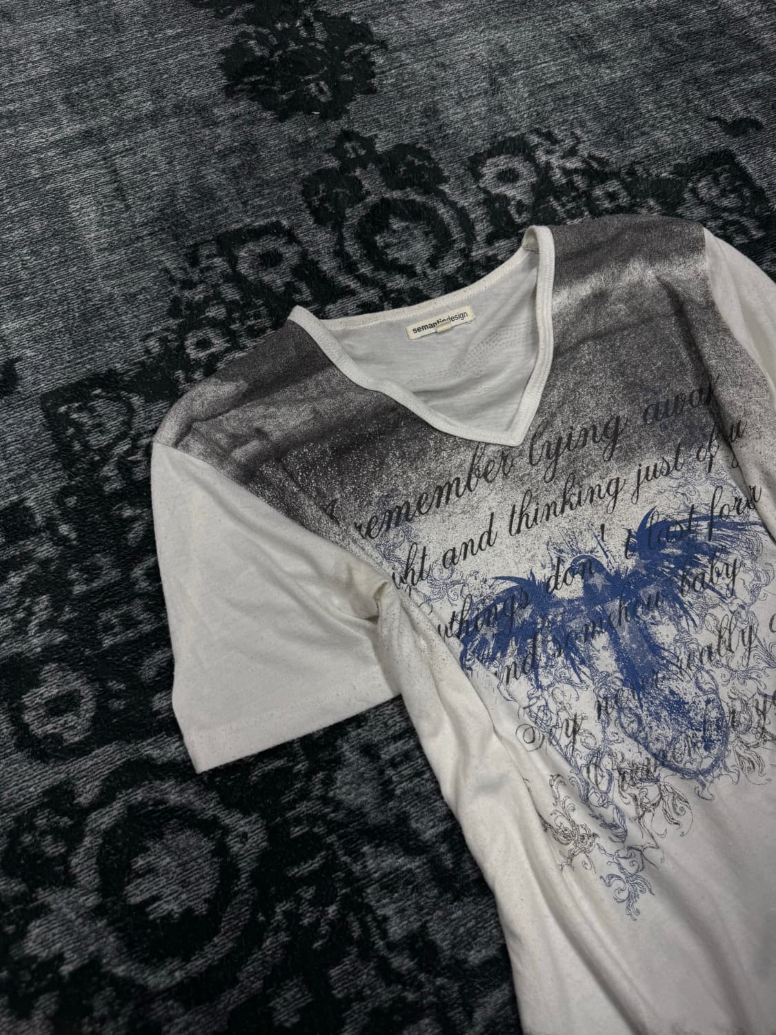 Semantic design 00s vkei printing top 상품이미지2