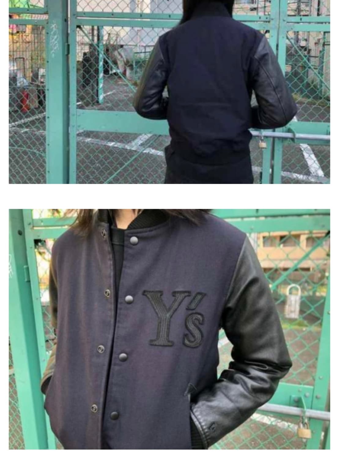 Y’s 요지야마모토 바시티 자켓 상품이미지2