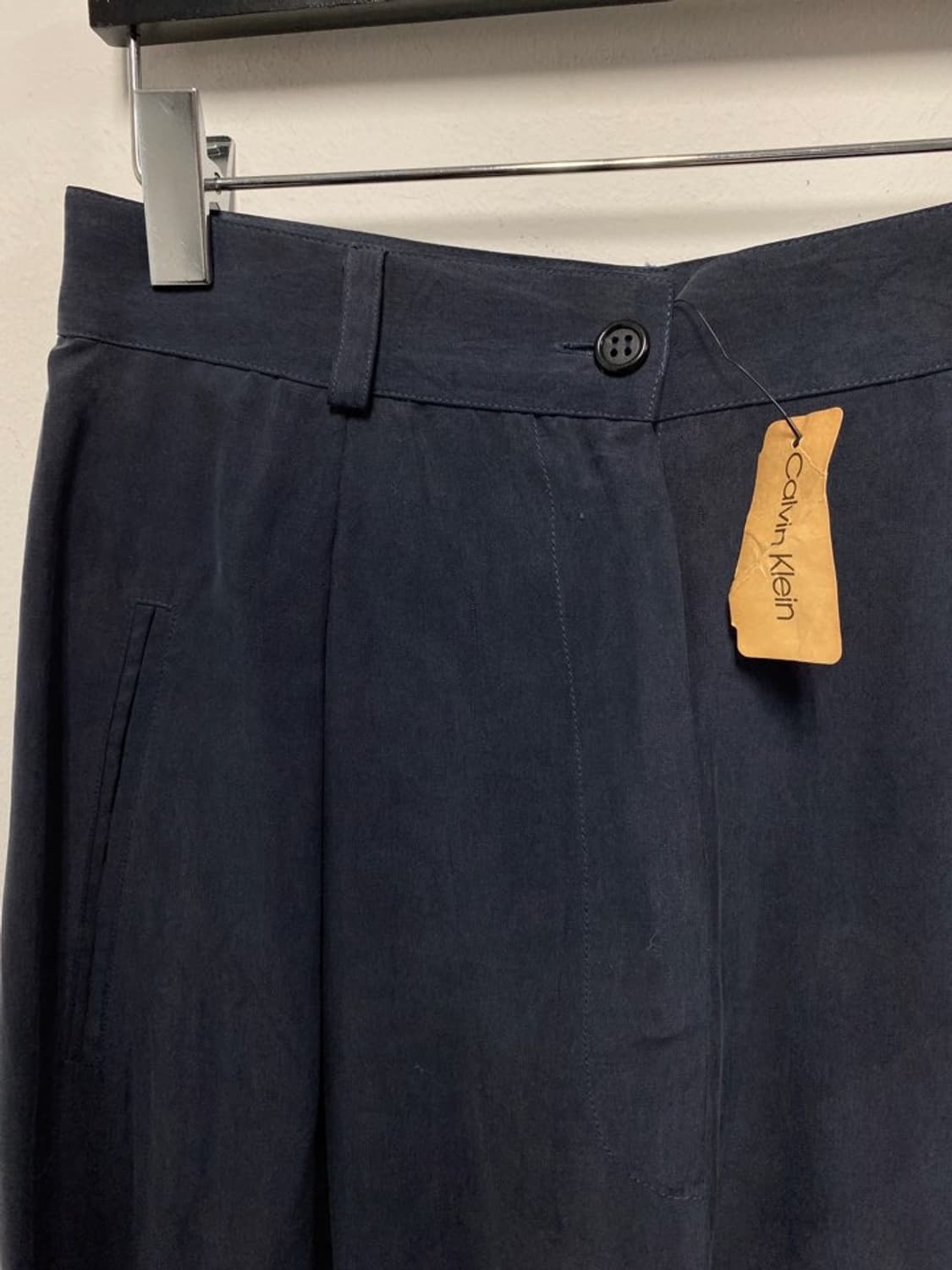 90s CALVIN KLEIN washed silk set up 상품이미지4