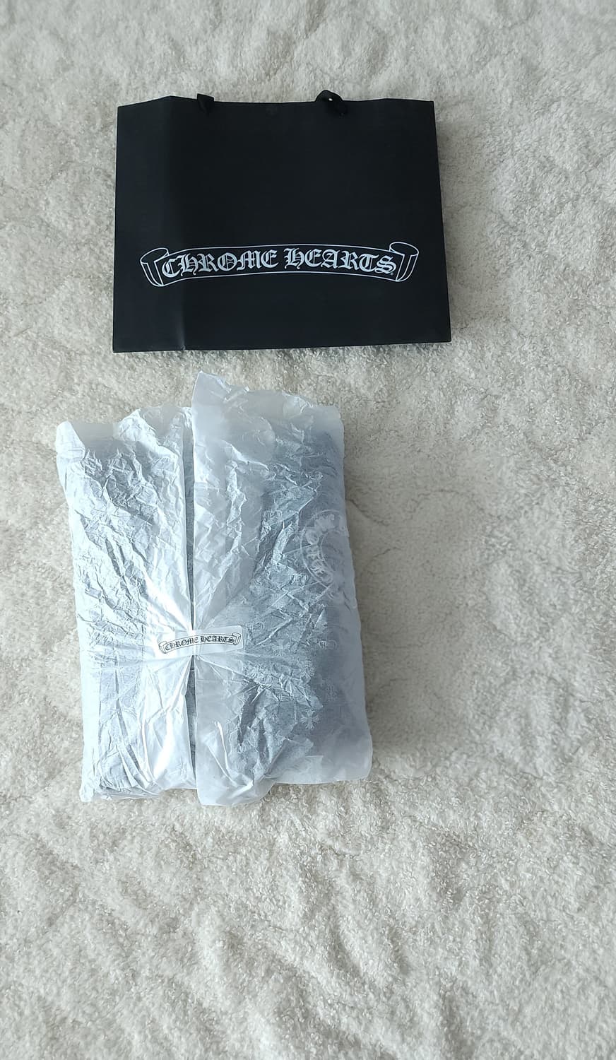 [XXL] 크롬하츠 홀스슈 플로랄 헤비웨이트 후드집업 블랙 상품이미지1