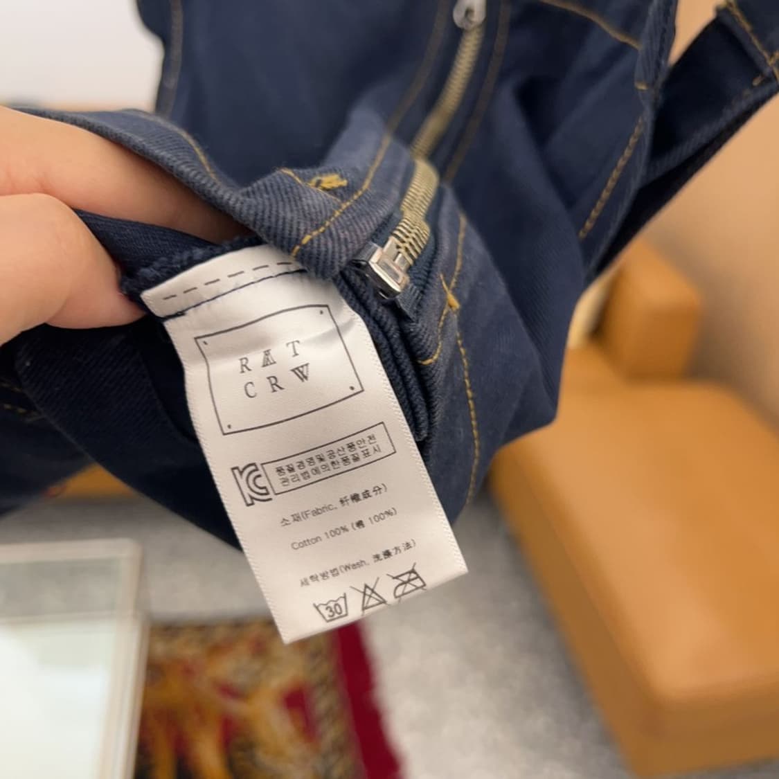 로맨틱크라운 인디고 멜빵 데님 뷔스티에 85 C05189  상품이미지4