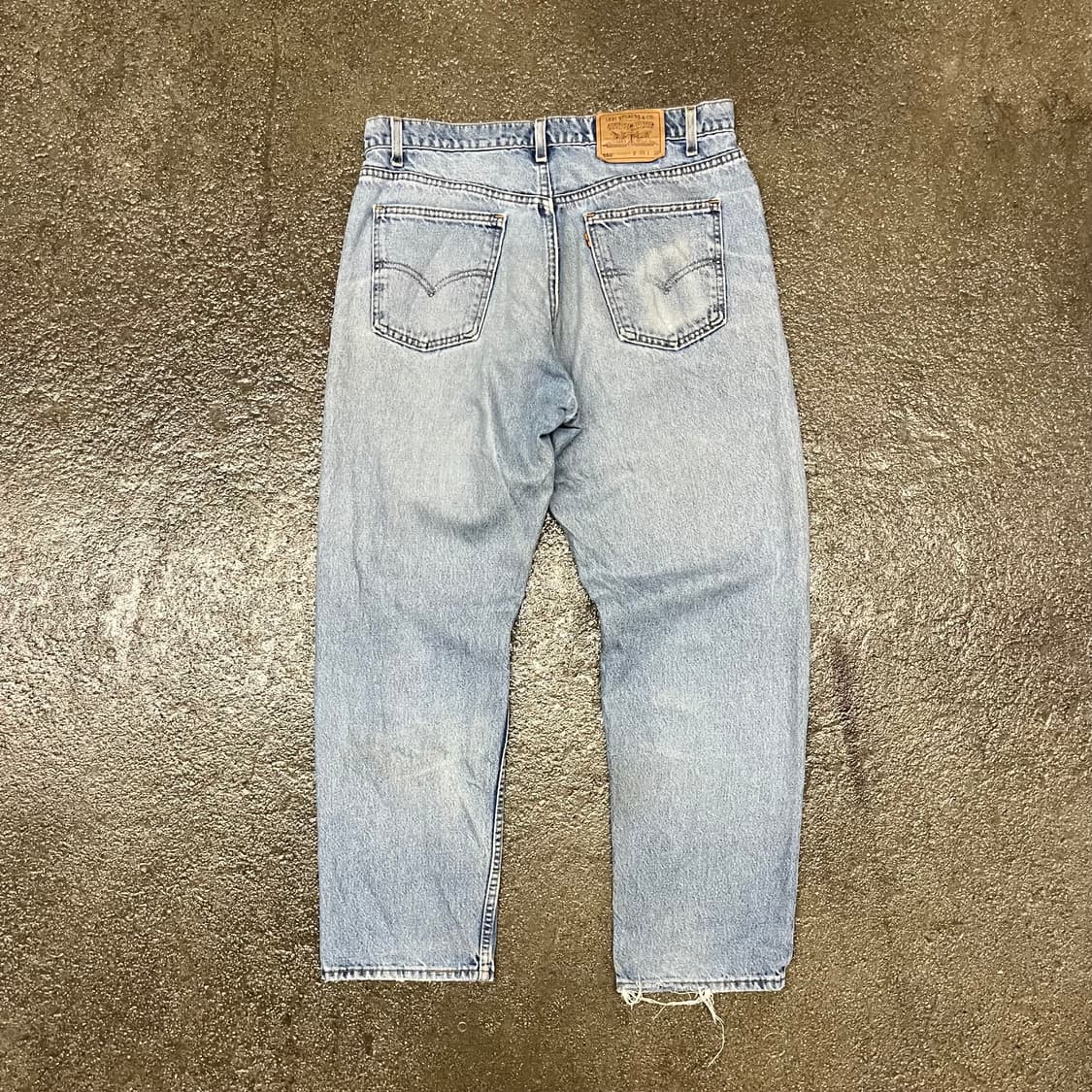 90s USA Levis550 데미지 팬츠 (35“) 상품이미지5