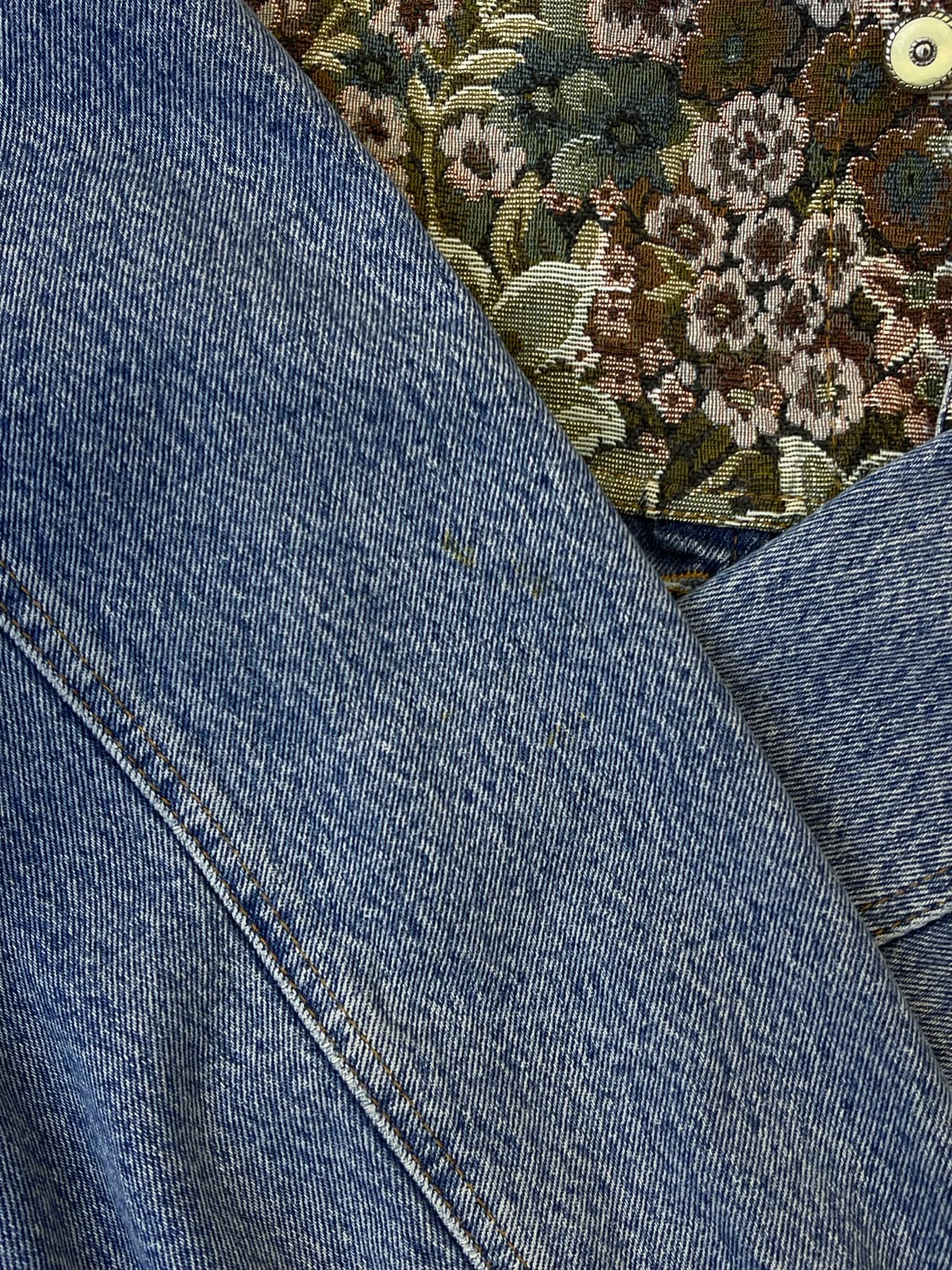 케니스 80s 플로럴 태피스트리 데님 자켓 상품이미지7