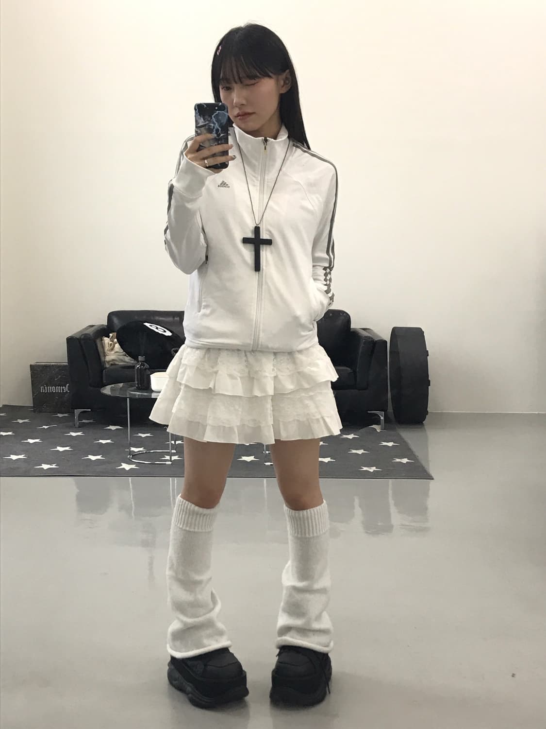 Adidas White & Silver Jersey 상품이미지2
