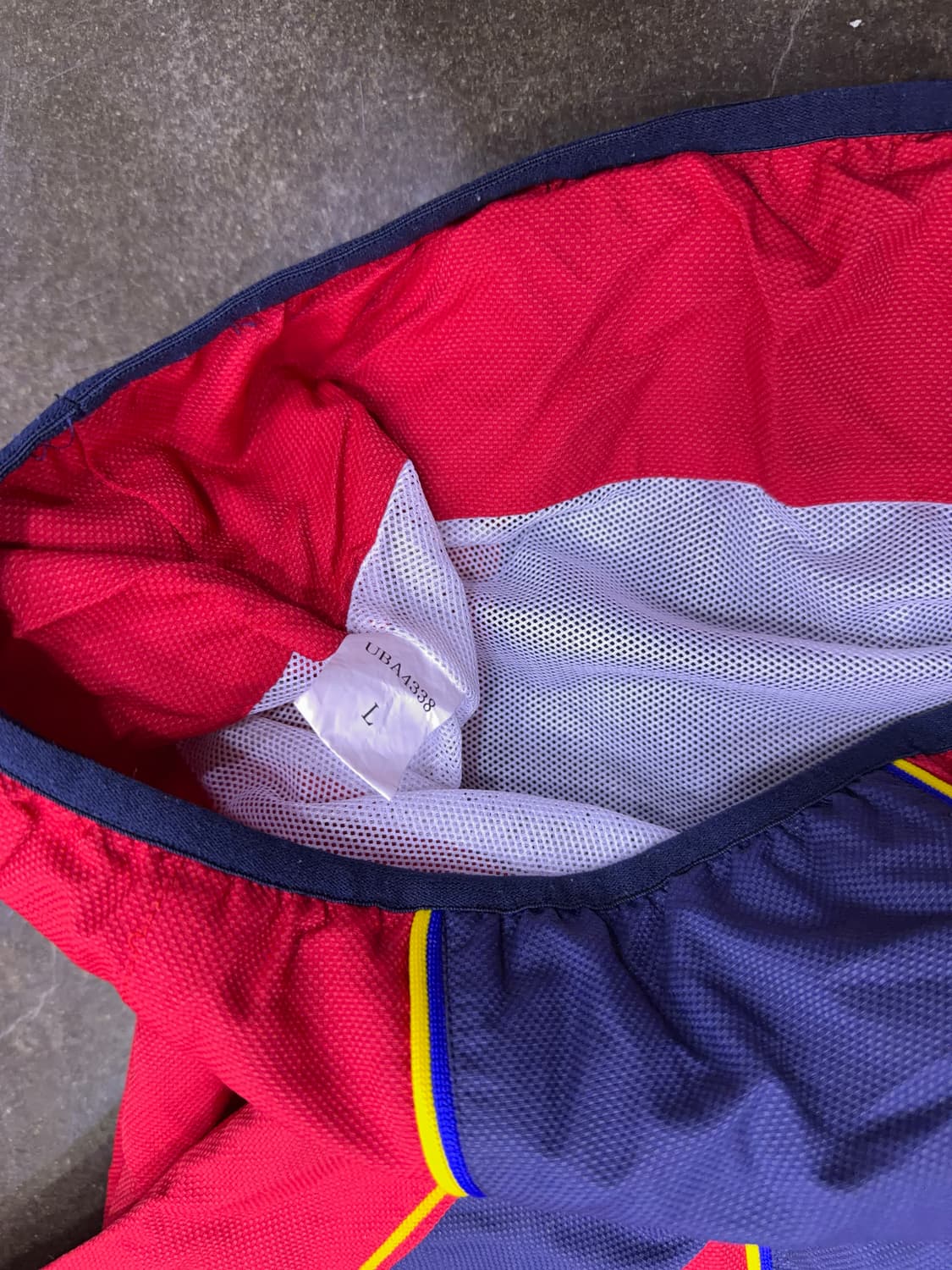 엄브로 90's 스펠아웃 로고 풀아웃 웜업 바람막이 스웻셔츠 L 상품이미지6