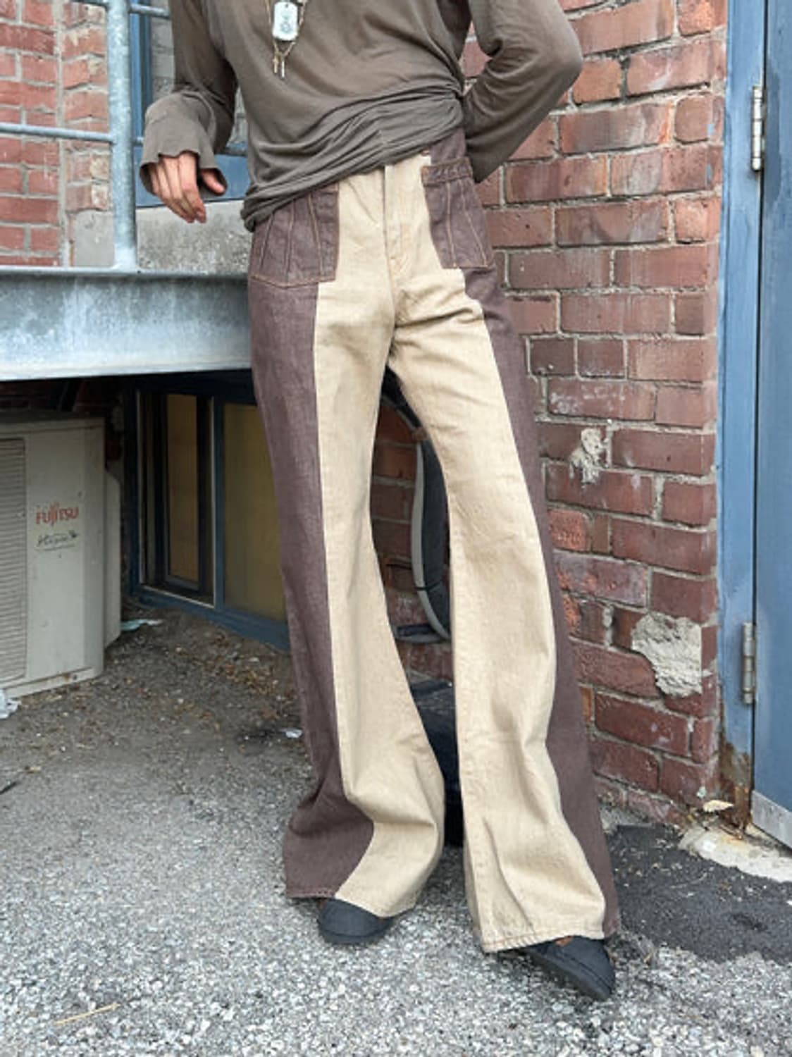 캐피탈 컨트리 집시 투톤 플레어 데님 상품이미지2