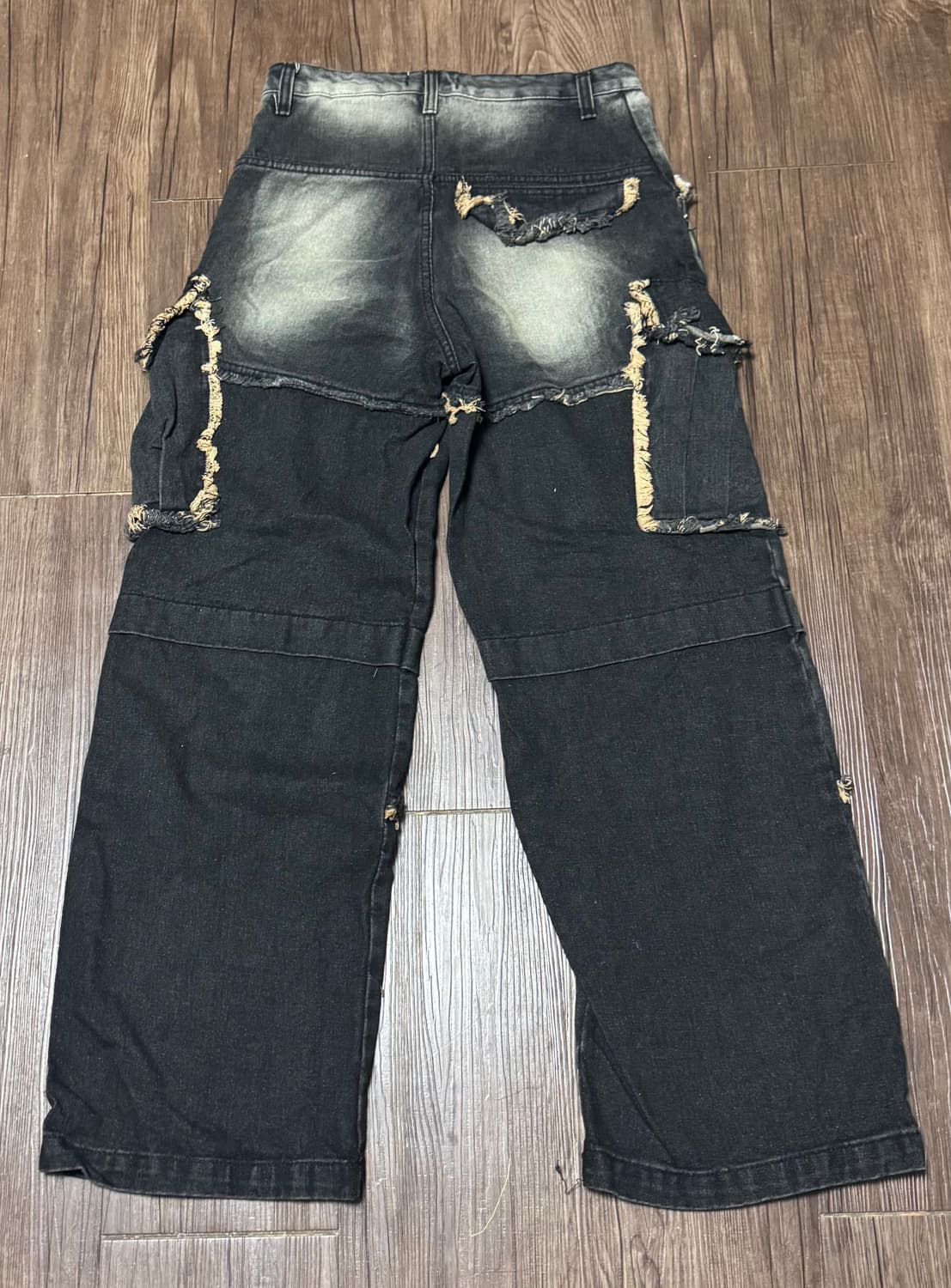 흑청 빈티지 바지 상품이미지2