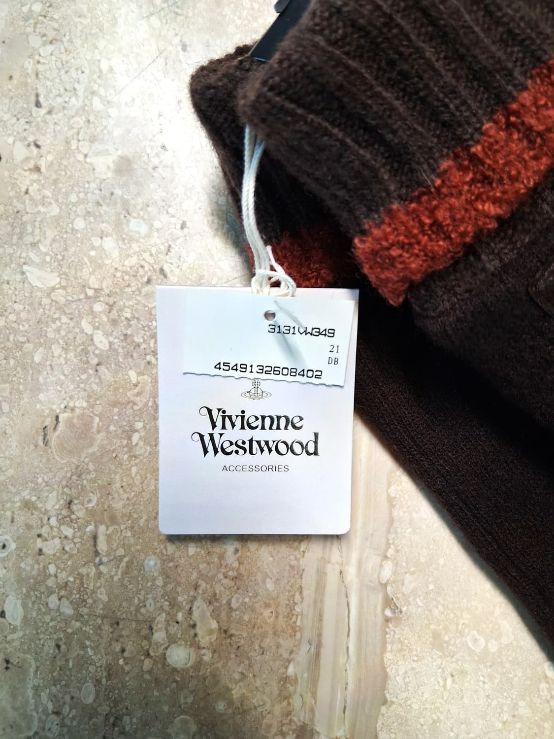 비비안 웨스트우드 빅 orb 저지 글러브 초콜릿 (새상품) 상품이미지10