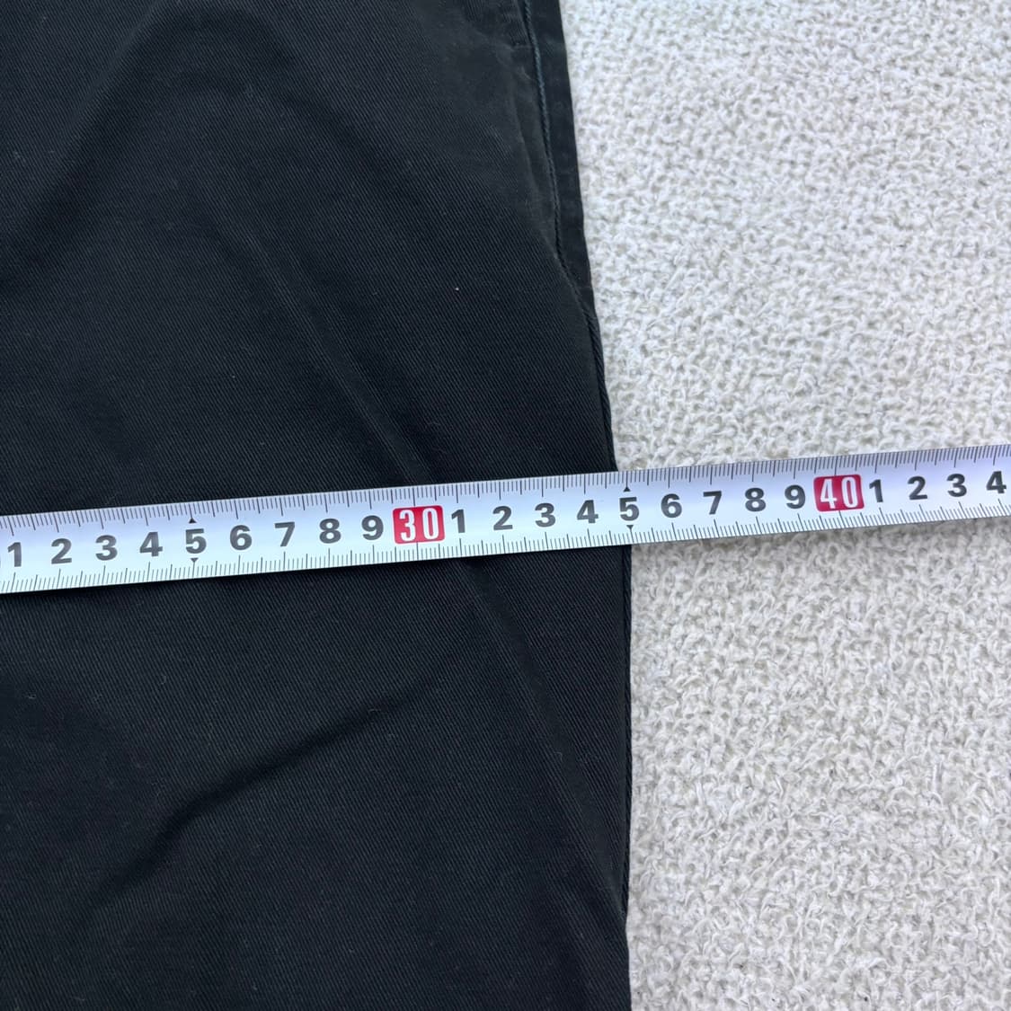 33 무신사스탠다드 블랙 데님 와이드핏 팬츠 0528Y 상품이미지7