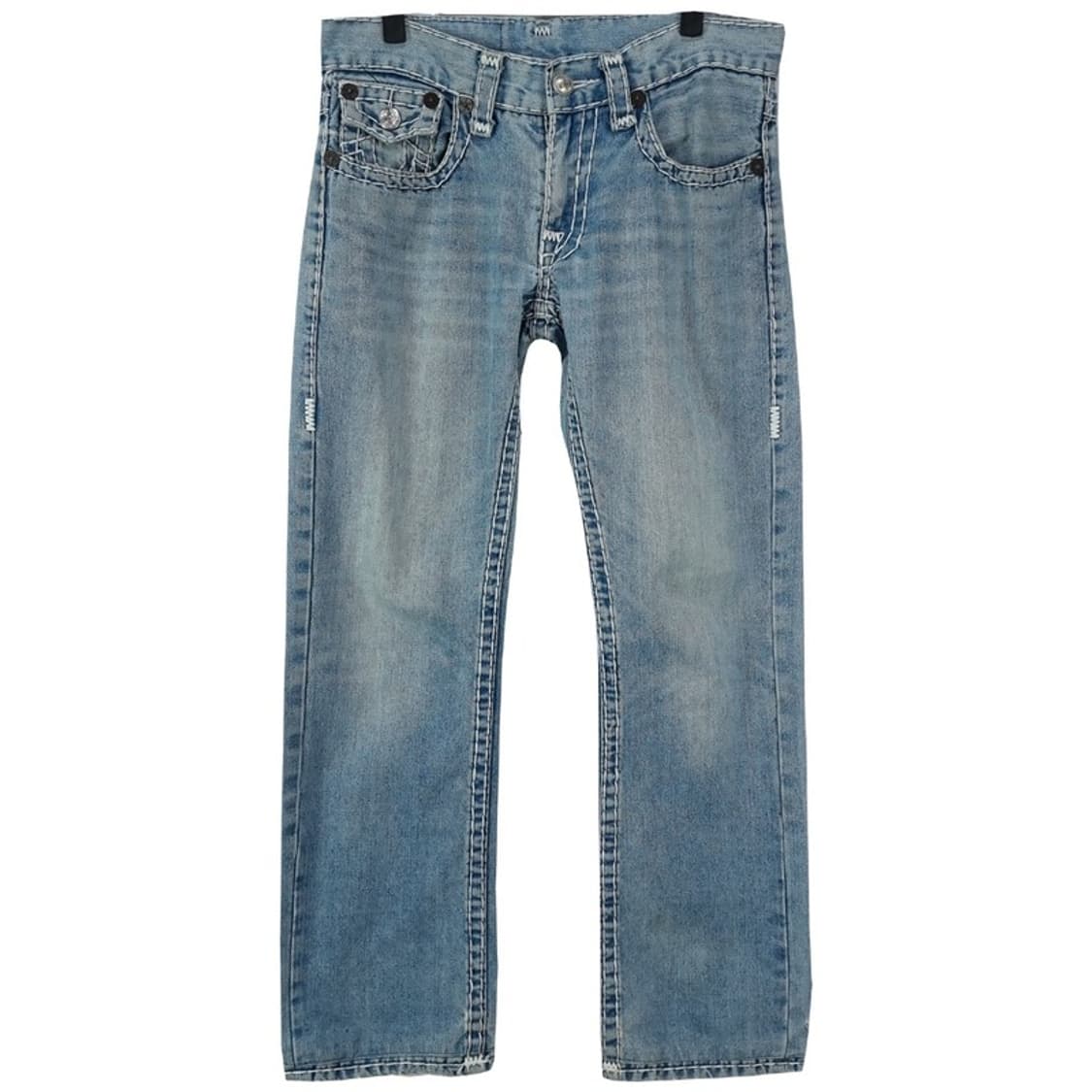 [트루릴리전] 빌리 슈퍼 T Y2K 빈티지 데님 팬츠 청바지 M18651 상품이미지2