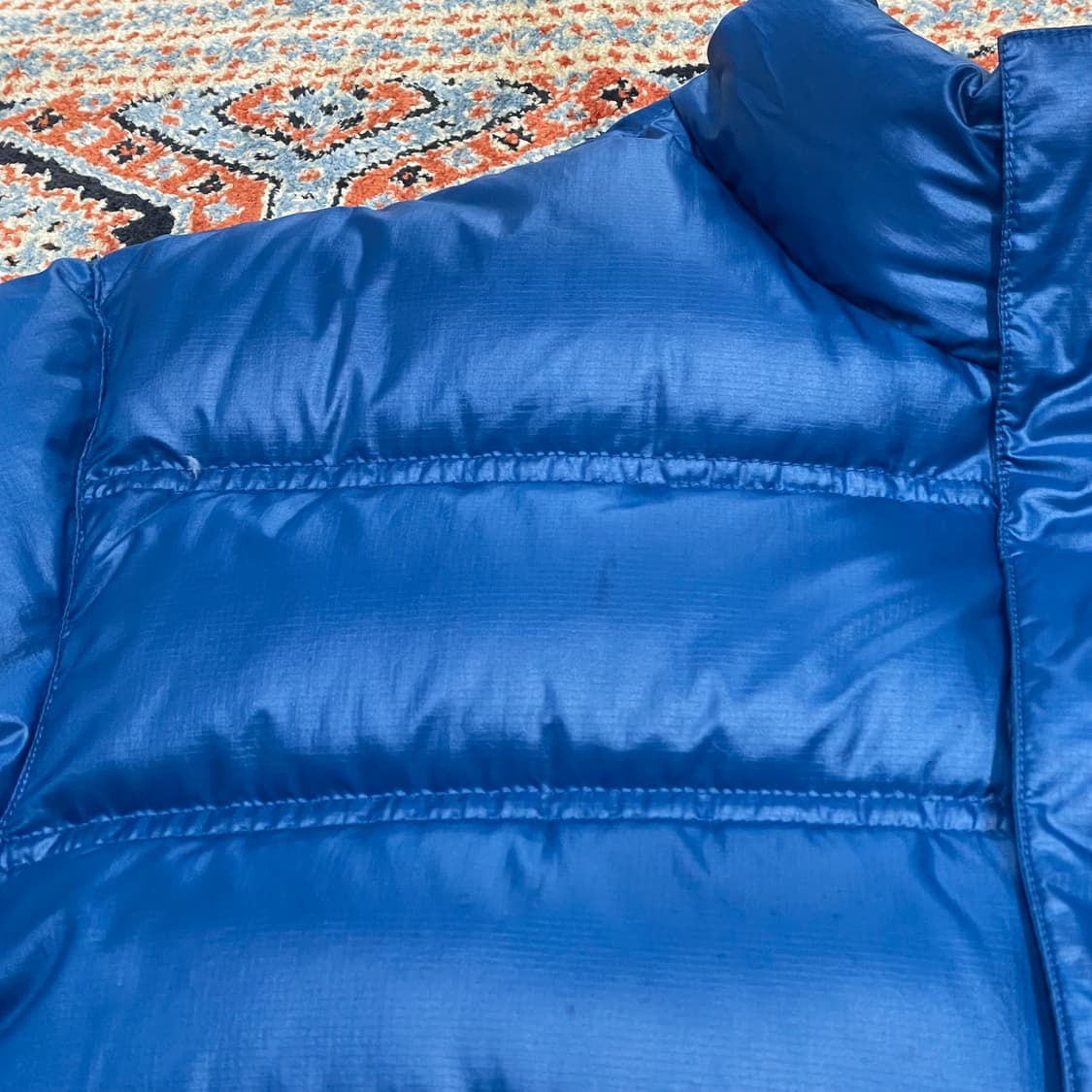 아디다스 삼각로고 딥블루 구스다운 남성115 상품이미지5