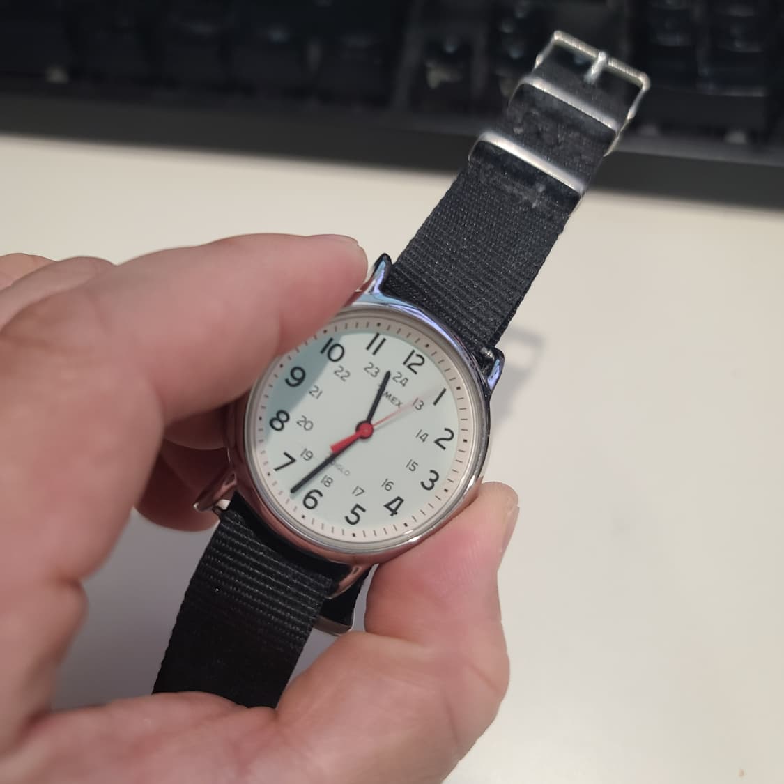 타이맥스 위캔더 팝니다.정상작동 건전지갈고 사진찍은겁니다^^
잔기스있어요 상품이미지4