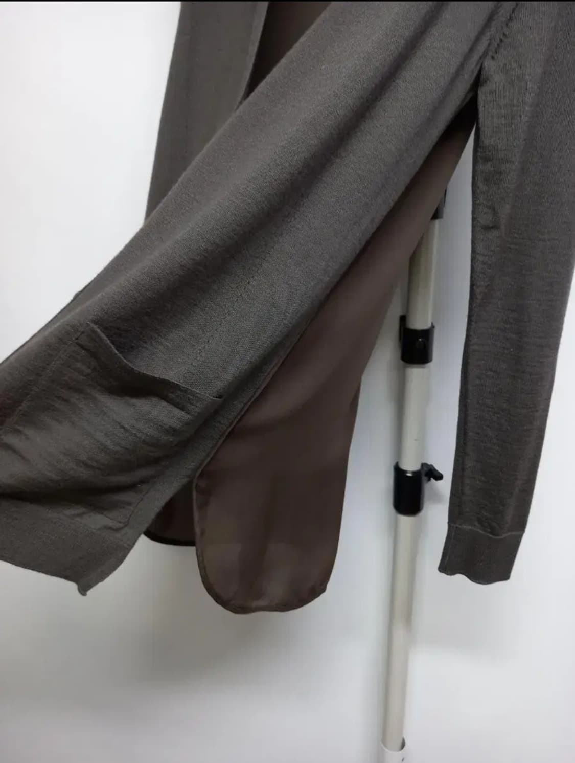 미샤 MICHAA 춘추 모.실크100  롱 가디건 55 상품이미지6