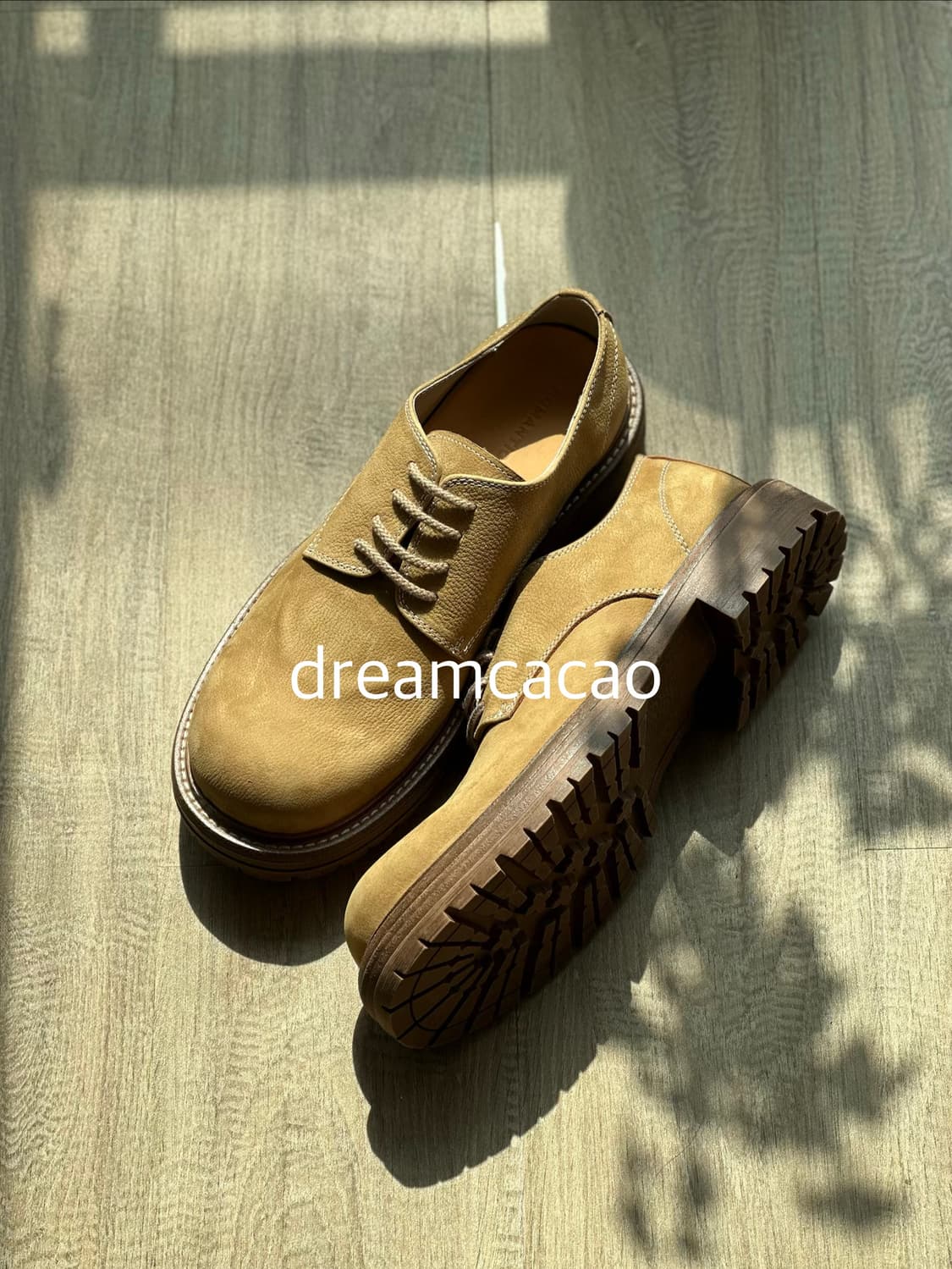 새상품) [로맨틱무브] 빈티지 캐주얼 키높이 더비 (카멜) 260 상품이미지8