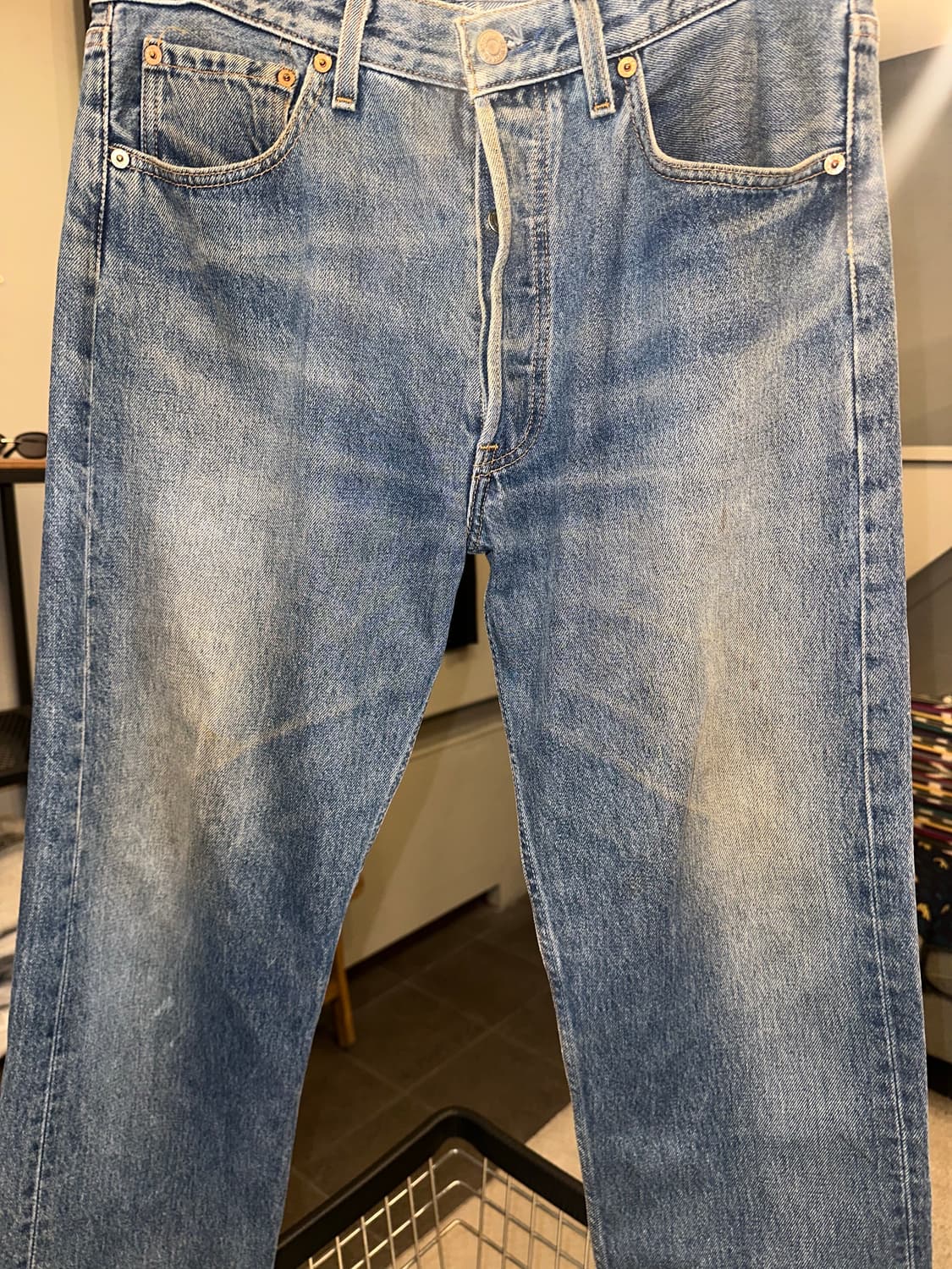 90’s Levi’s 501 line basic washed denim  상품이미지6