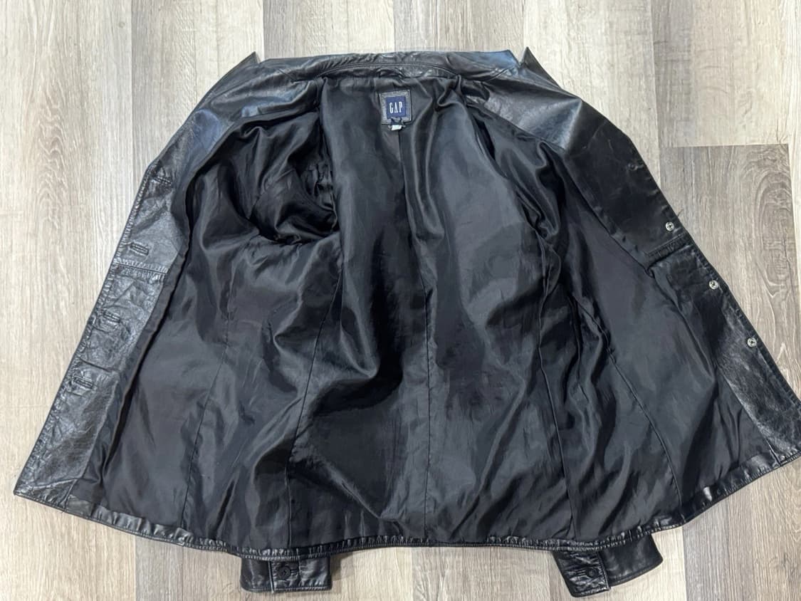 올드 갭 레더 블레이저 상품이미지3