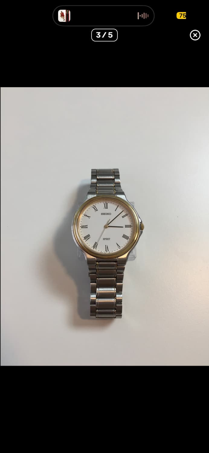 90s seiko spirit roman index combi 상품이미지3