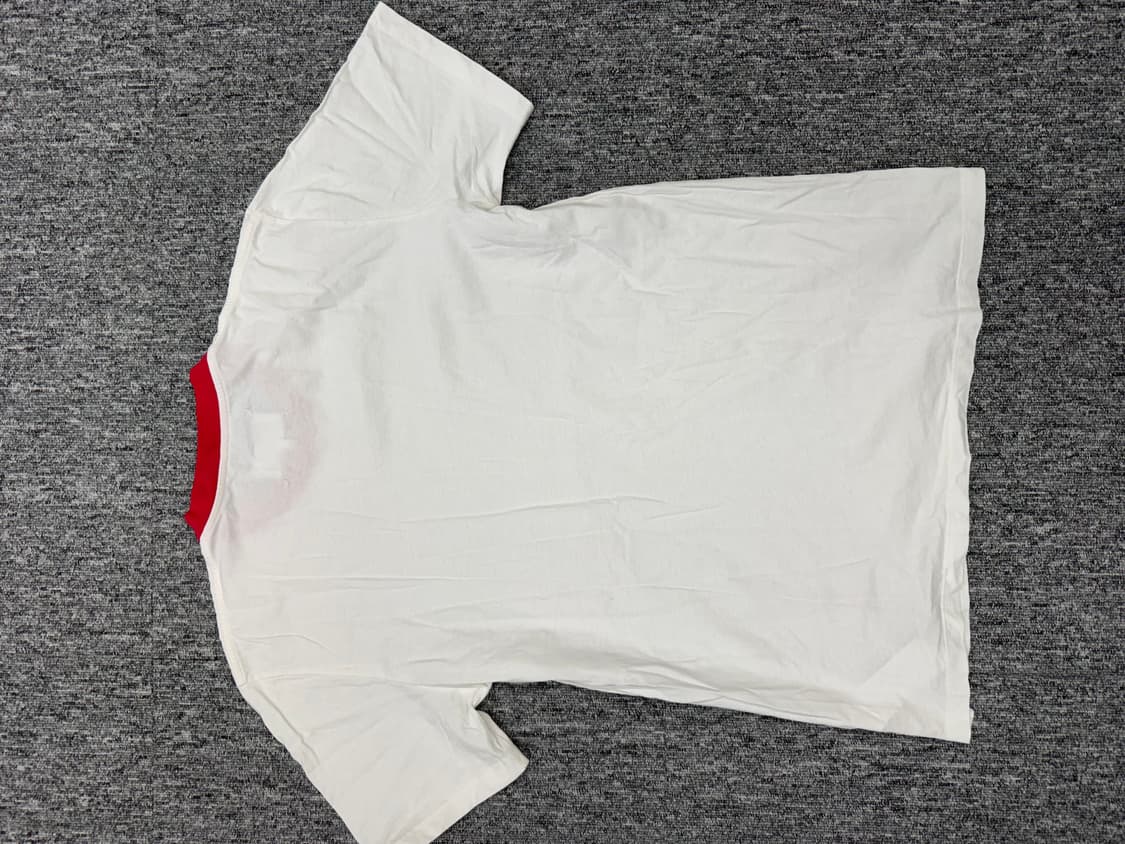 마르지엘라 스탬프 티셔츠 레드 xl 상품이미지3