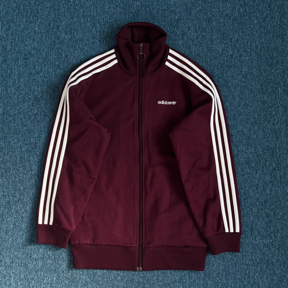 아디다스 베켄바우어 폴라베어 자수 버건디 져지 95 상품이미지3