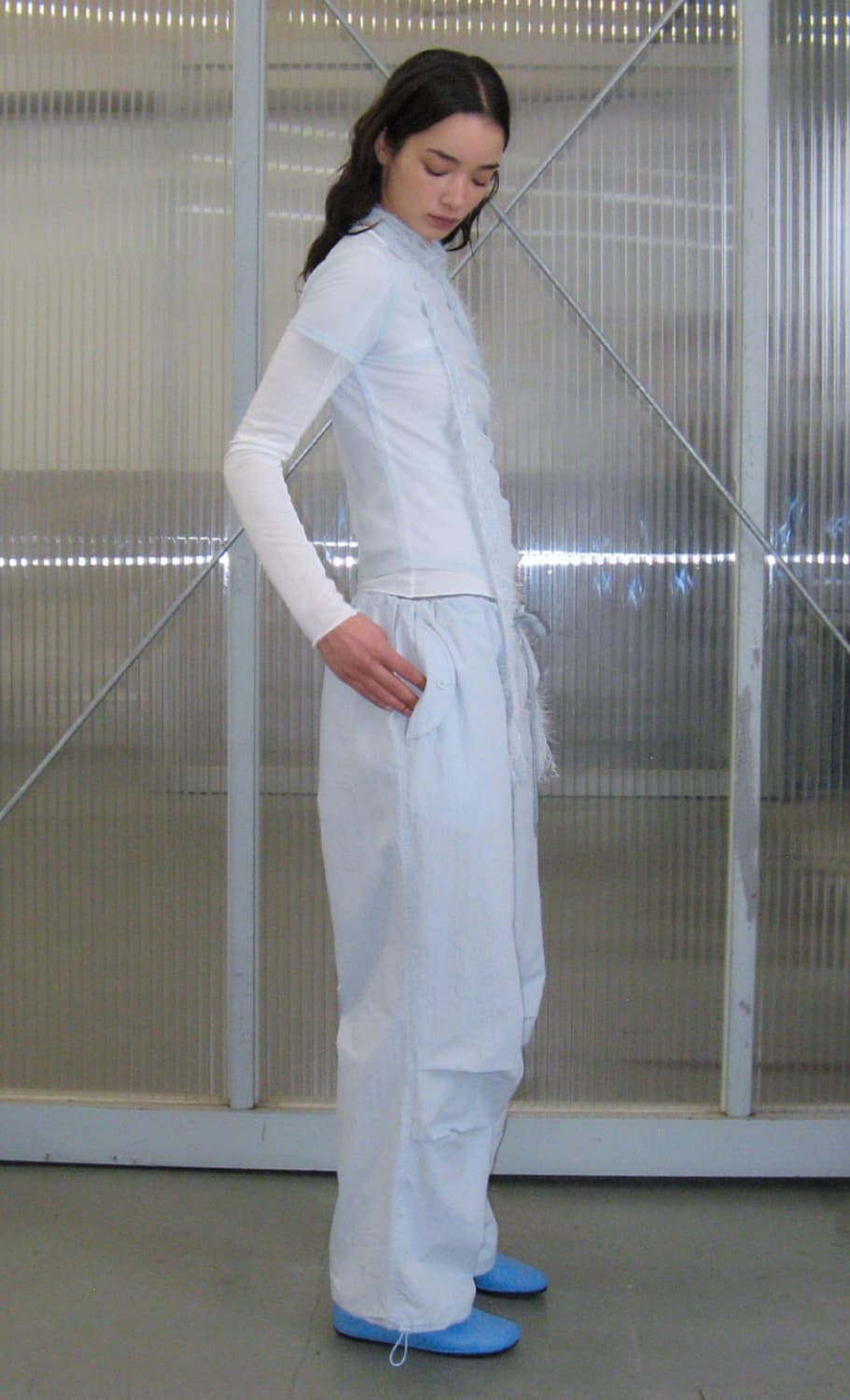 타입서비스 Riffle Shirring Layered Top 리플셔링 상품이미지1