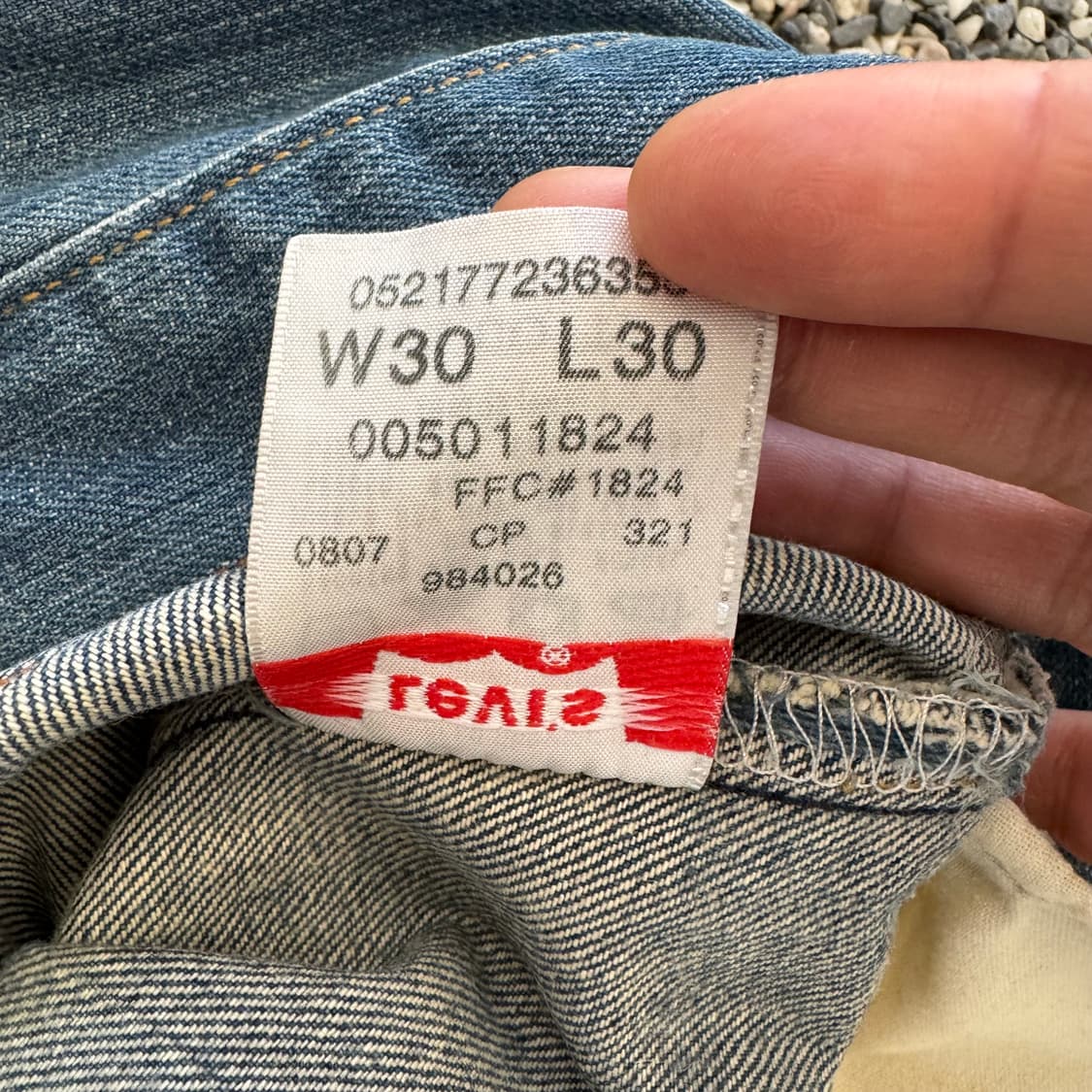 리바이스 501 스트레이트 진 (30)   상품이미지8