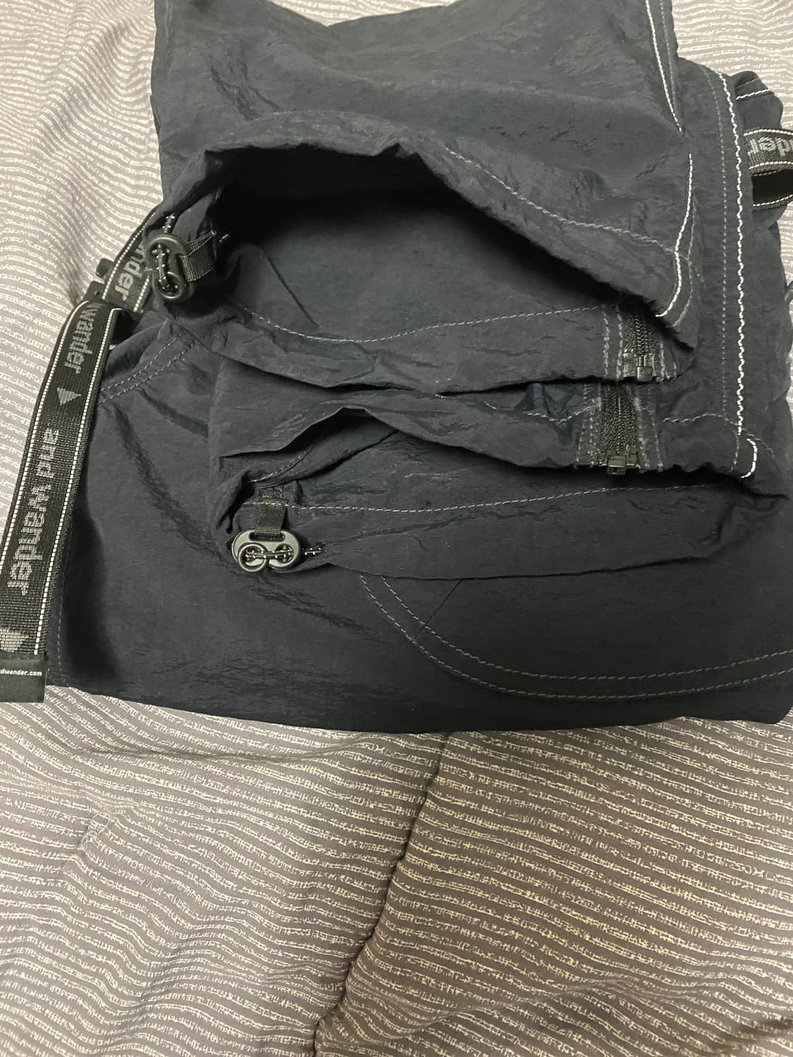 [S]앤드원더 투웨이 2way 하이커 팬츠 블랙 상품이미지4