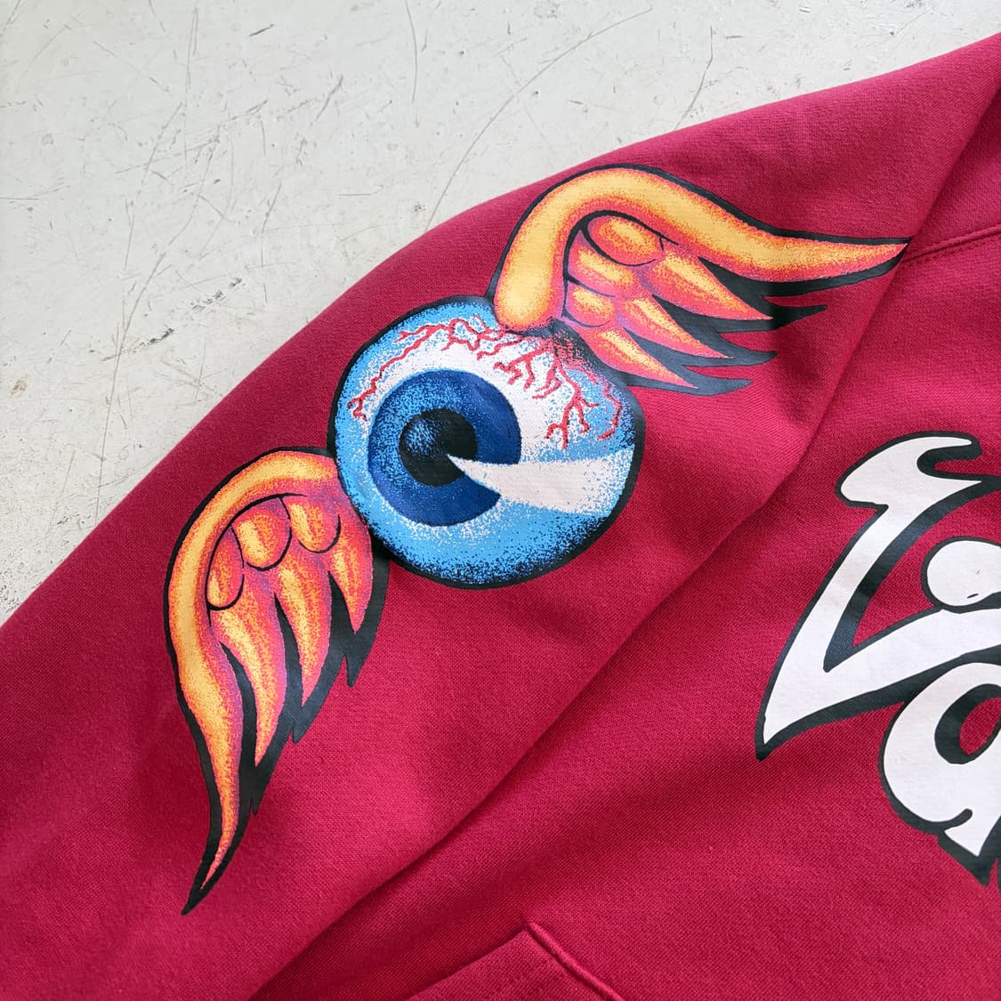 본더치 시그니처 빅로고 빈티지 후드티 L 상품이미지4