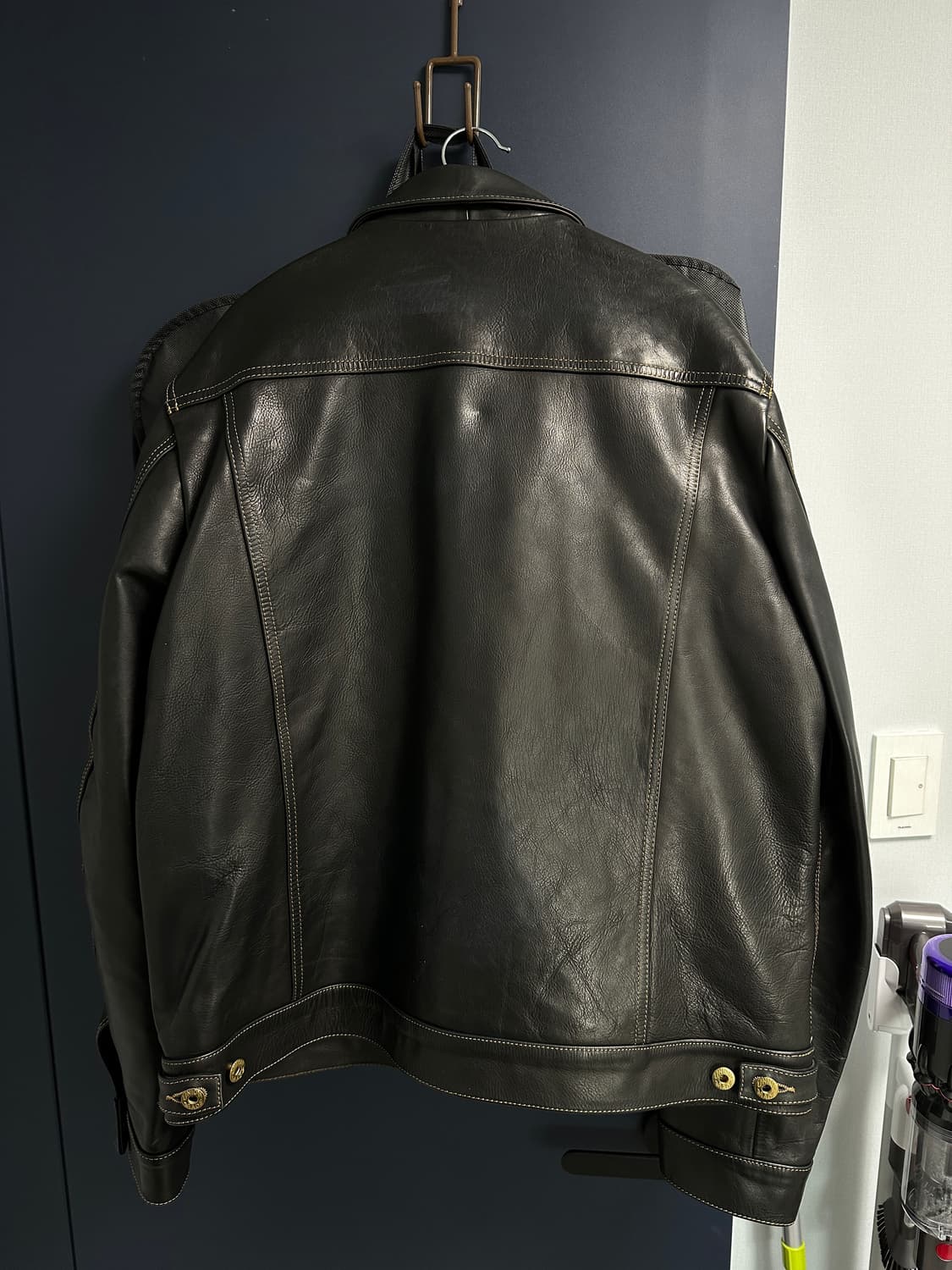 소가죽 3세대 트러커 자켓 상품이미지2