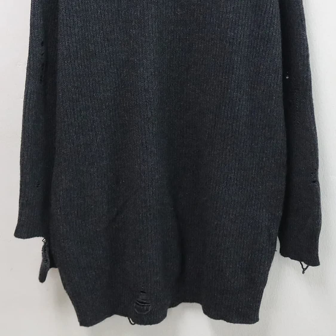 디젤 데미지 디테일 울 혼방 롱 니트 59521 상품이미지7