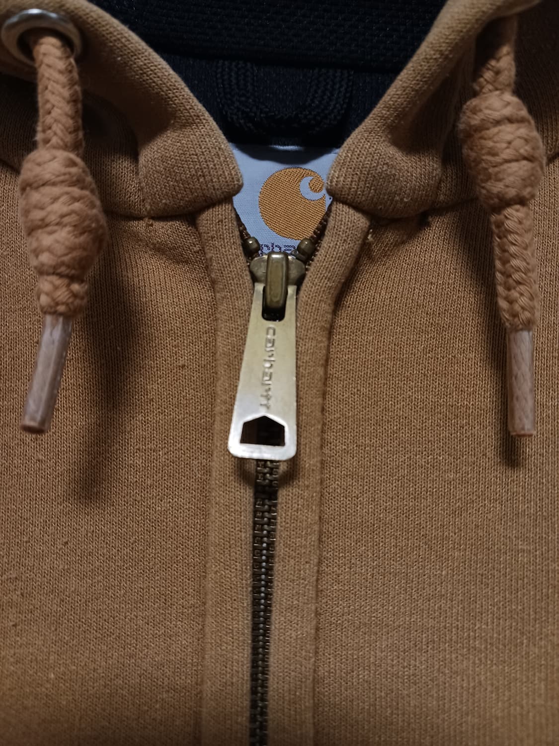 칼하트 레인디펜더 된장 집업후드 상품이미지6