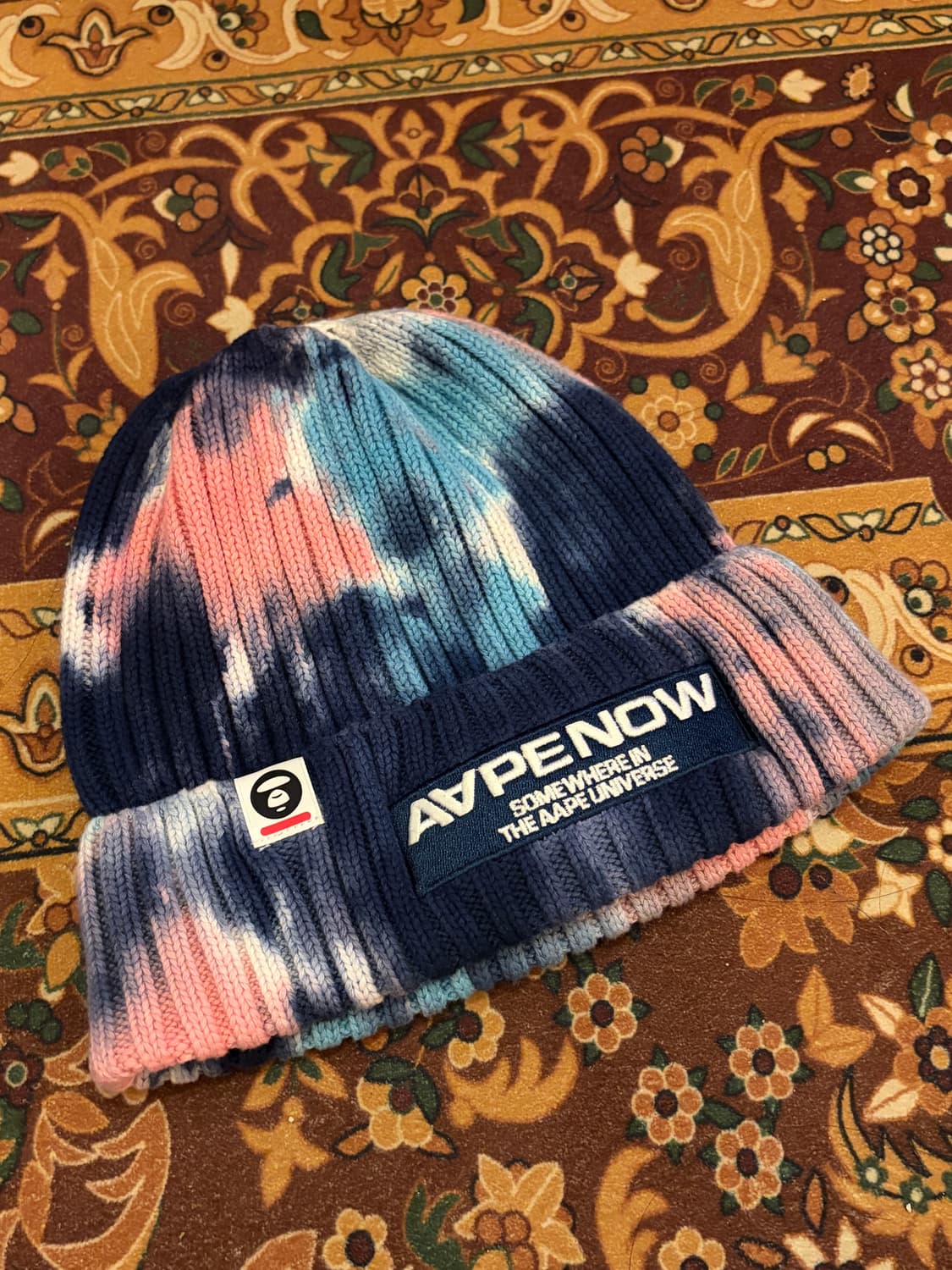 AAPE 타이다이 니트 비니 (FREE SIZE) 상품이미지1