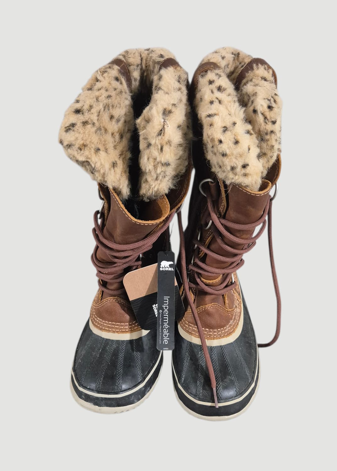 새상품[240]소렐 여자 가죽 워터프루브 방한 부츠 상품이미지2