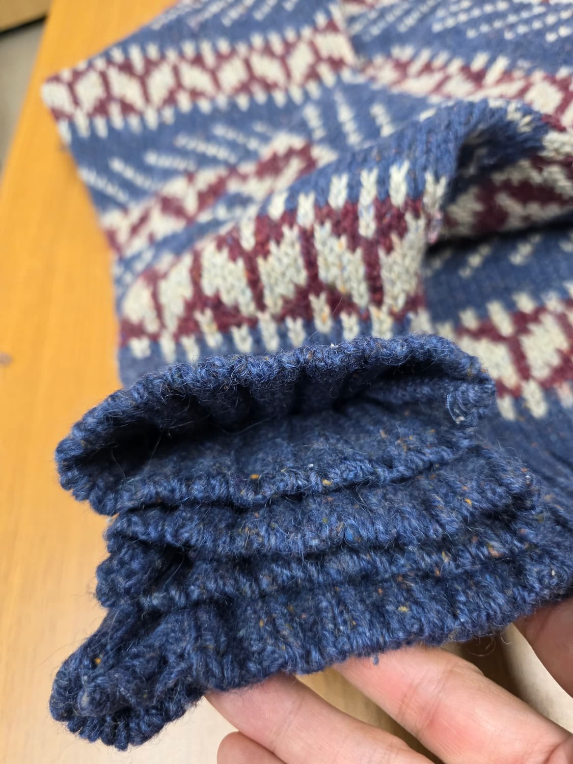 세인트 마이클 영국산 페어아일 울 니트 빈티지 스웨터 100 상품이미지7